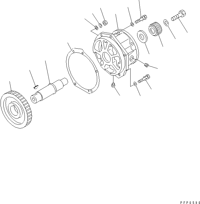 Шестерня CU207253 KOMATSU