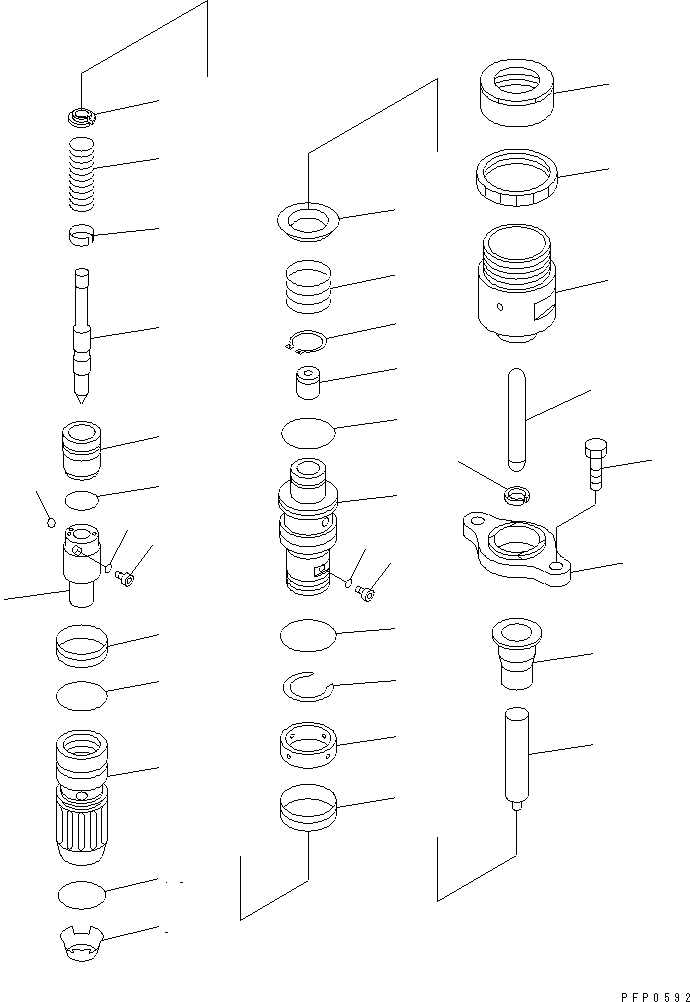 кольцо CU207244 KOMATSU