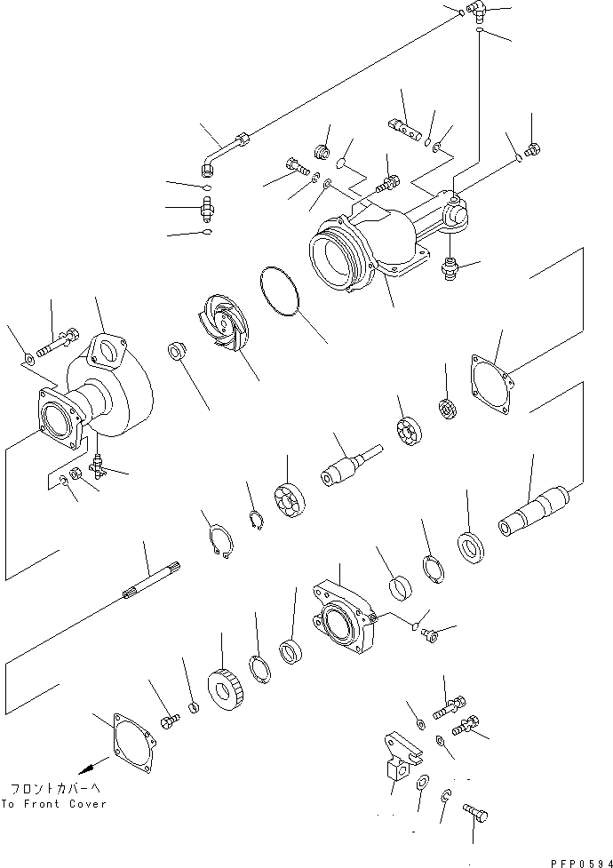 пробка CU205498 KOMATSU