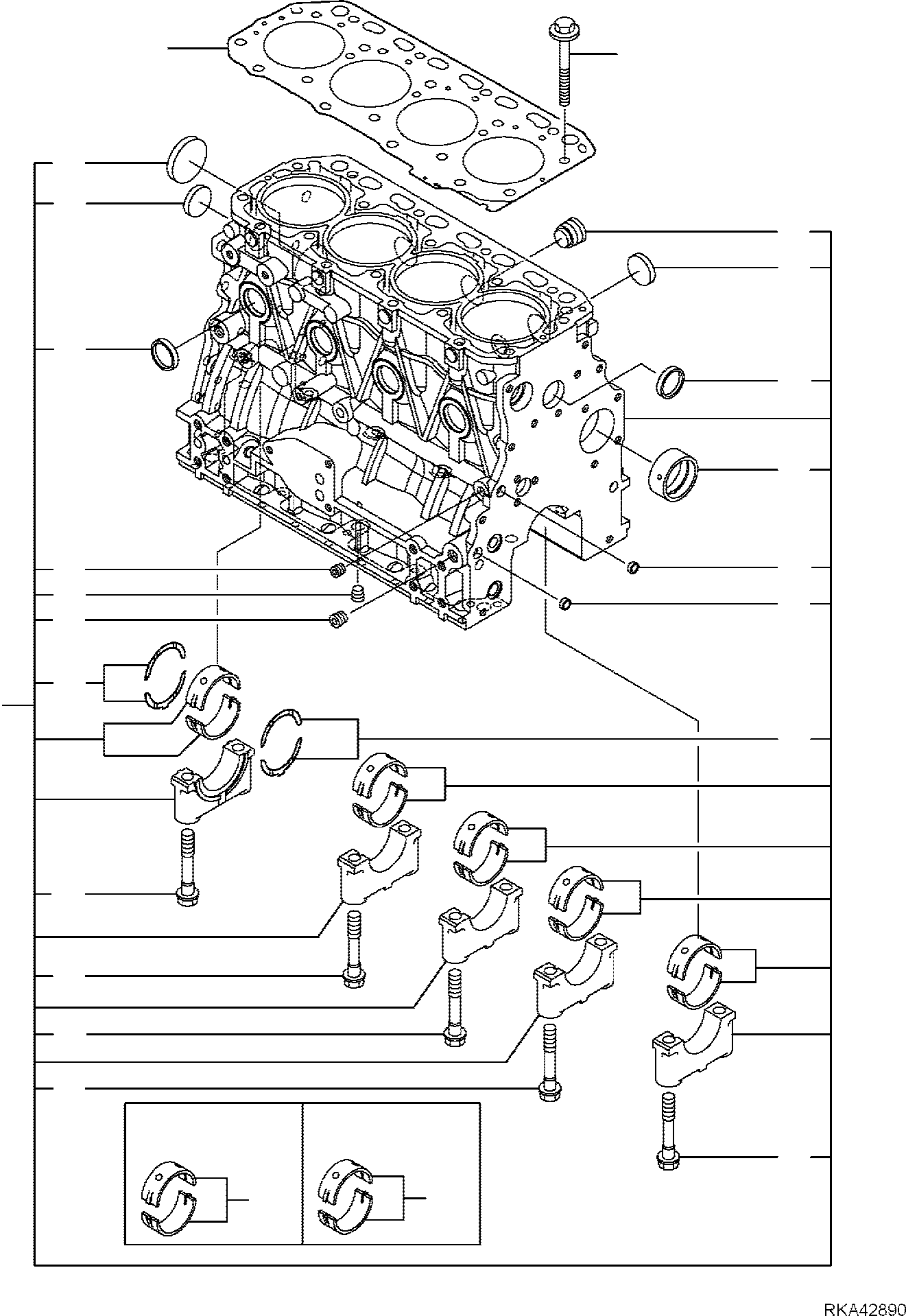 ENGINE, ASSEMBLY 37B-01-11600 KOMATSU