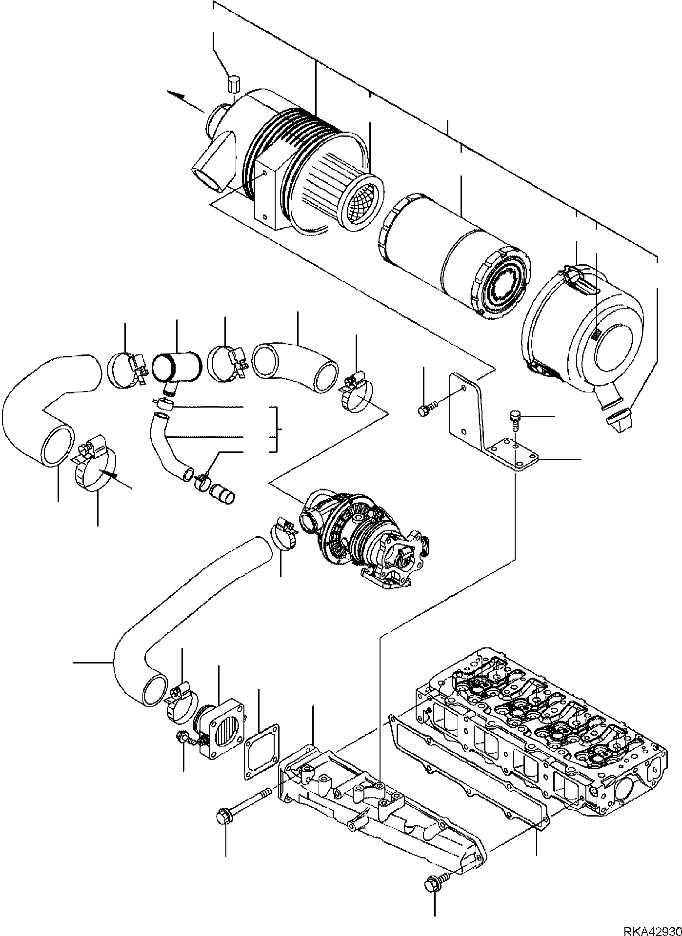HOSE, ASSEMBLY YM129509-03080 KOMATSU