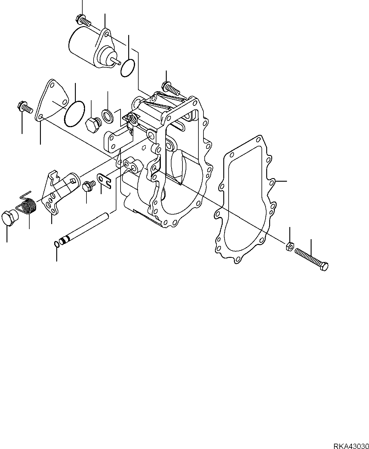 FUEL INJECTION PUMP, ASSEMBLY (YM729536-51370) KOMATSU