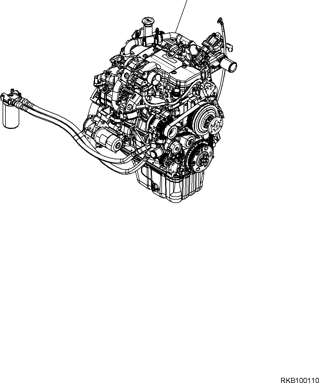 ENGINE, ASSEMBLY 6752-A0-RA10 KOMATSU