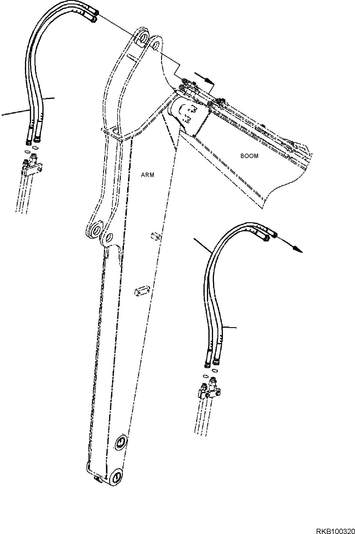 Шланг 22N-973-6090 KOMATSU
