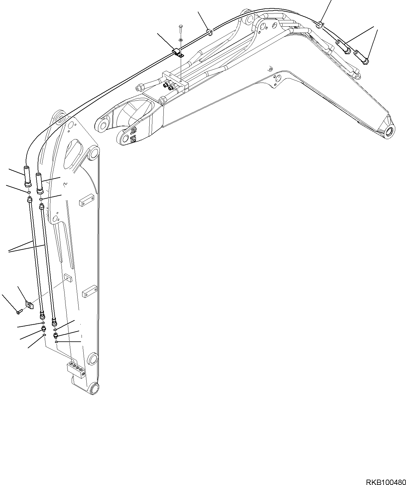 Шланг 2A1-973-1140 KOMATSU