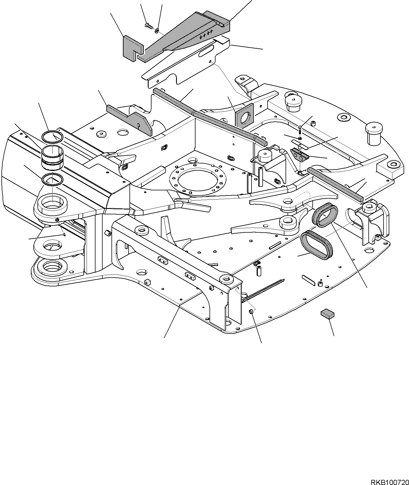 REVOLVING FRAME 22E-46-22110 KOMATSU
