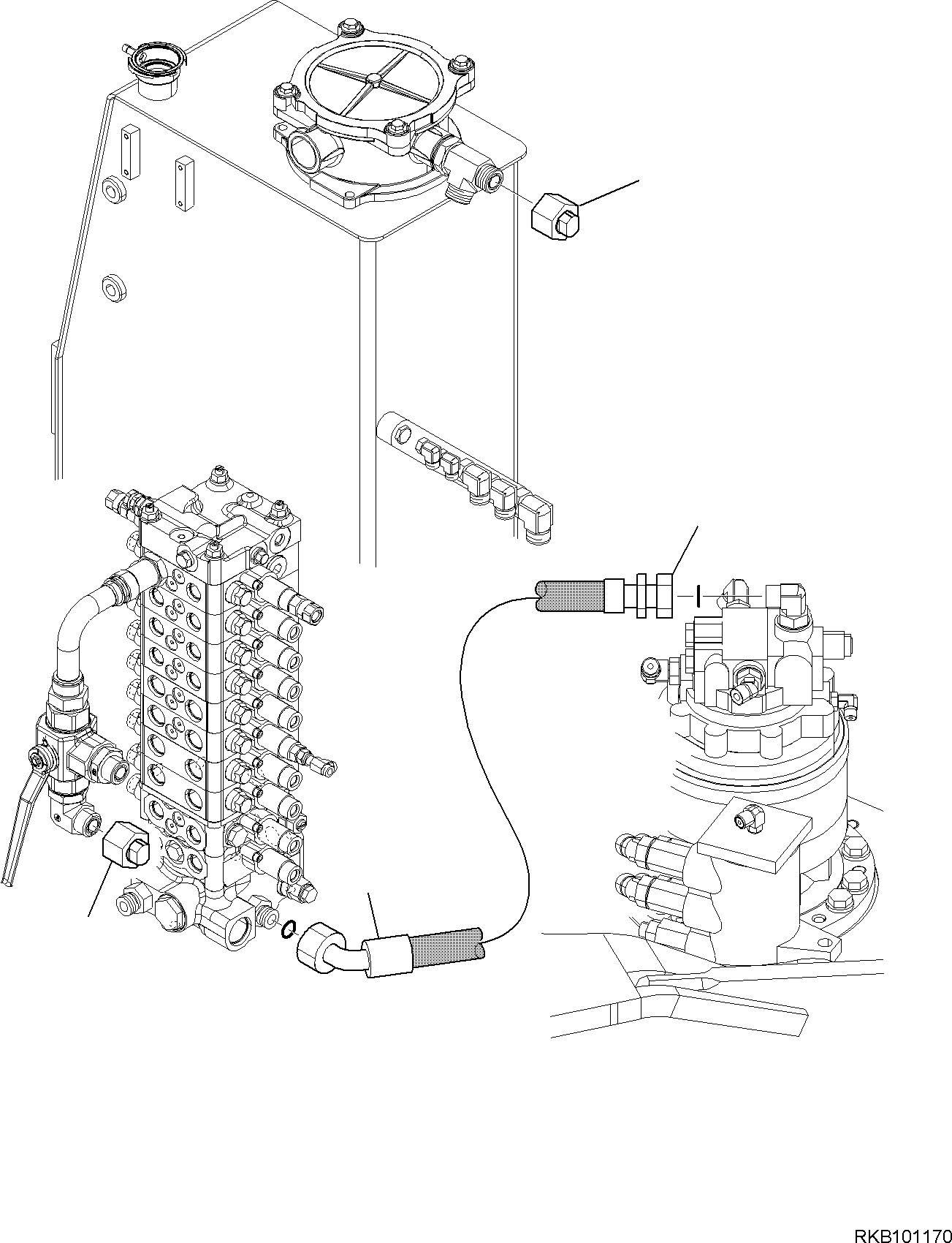 Шланг 22E-62-21710 KOMATSU