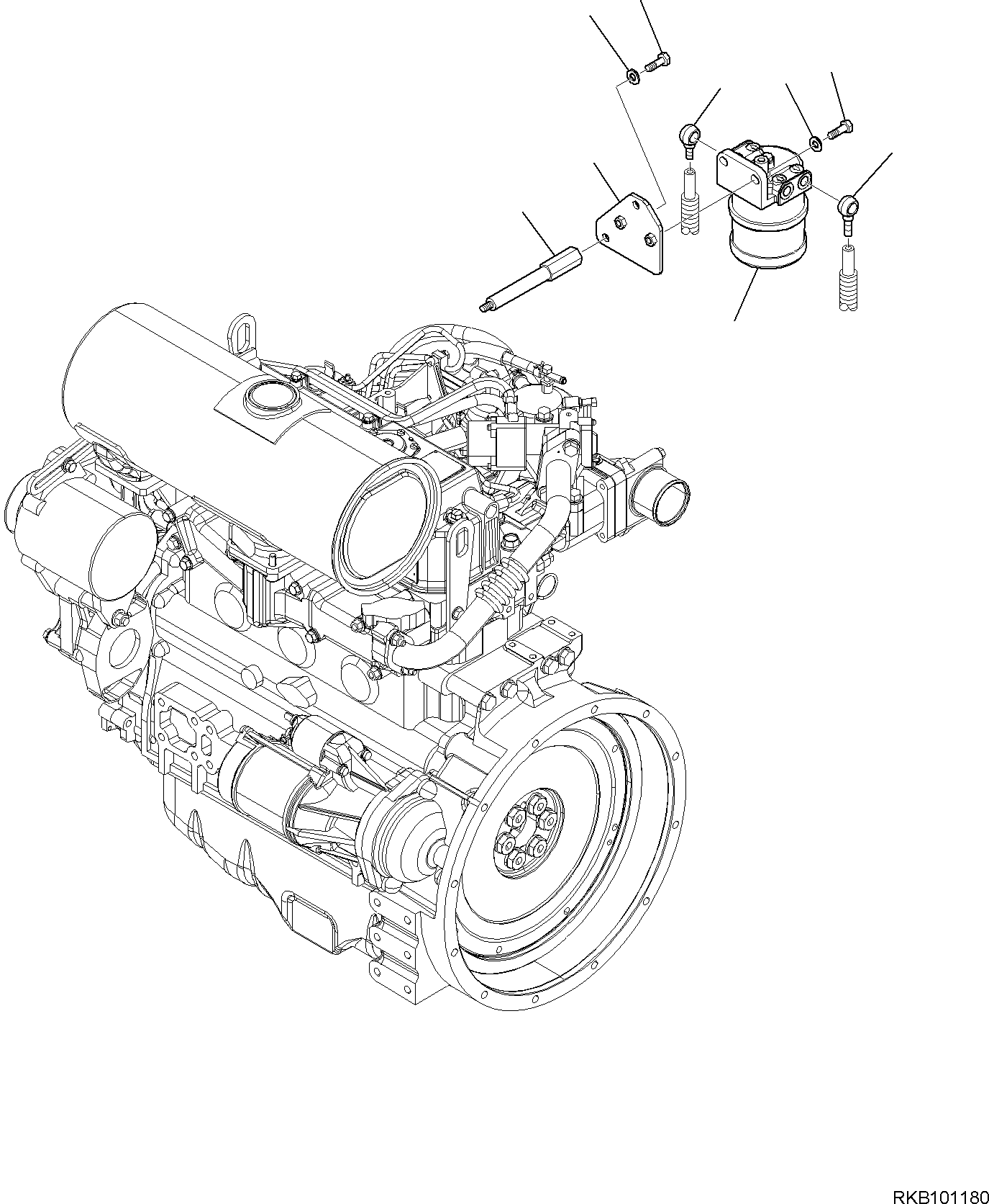 Проставка 22E-04-21310 KOMATSU