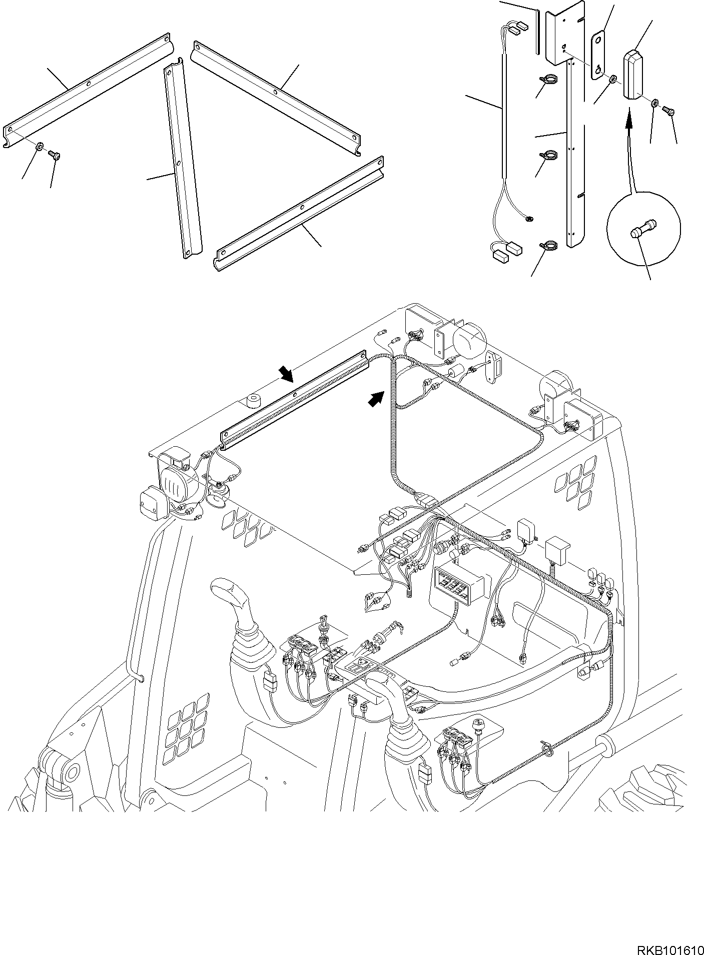 Жгут проводов 37A-06-14110 KOMATSU