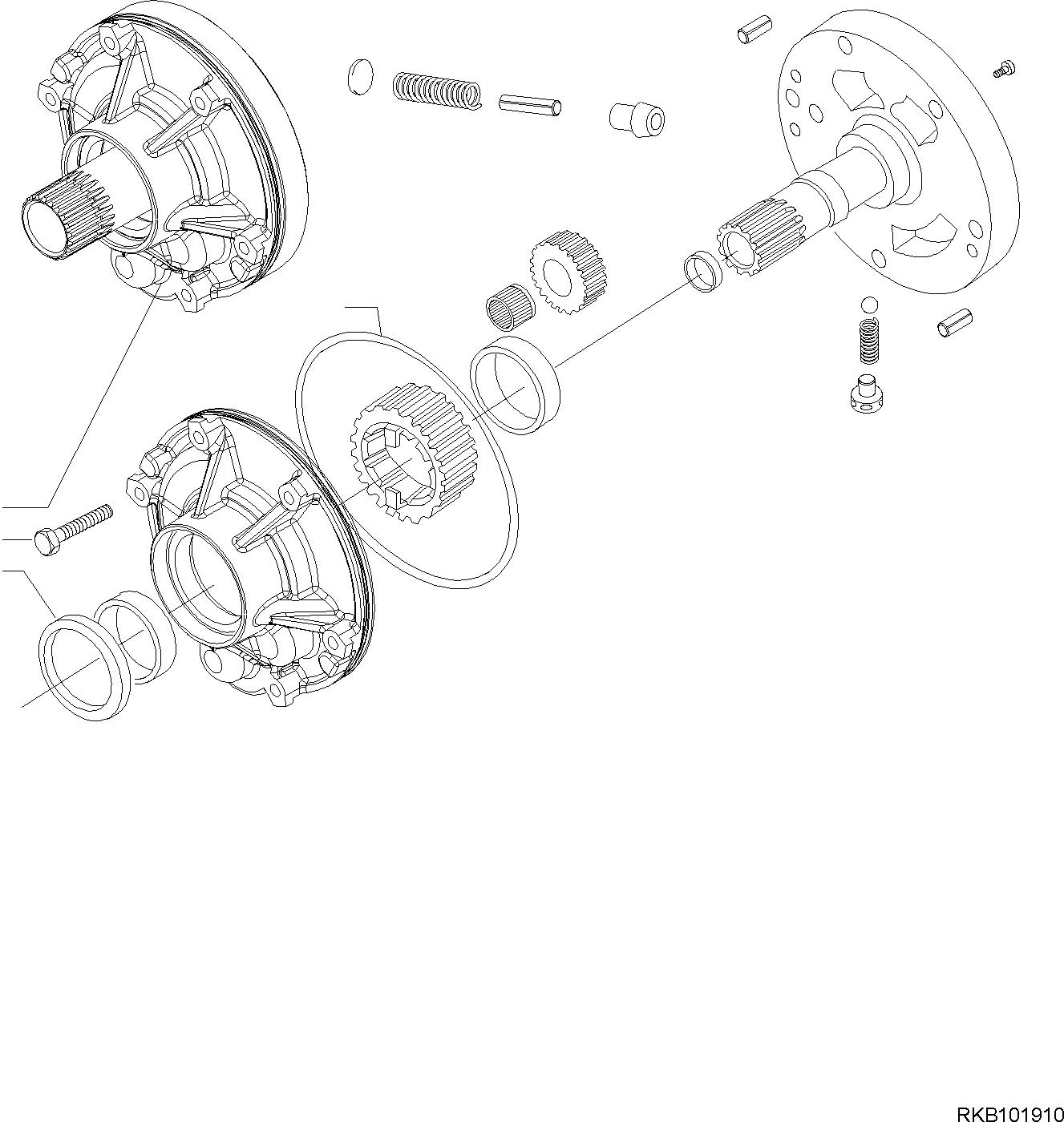 TRANSMISSION , ASSEMBLY 42N-15-12220 KOMATSU