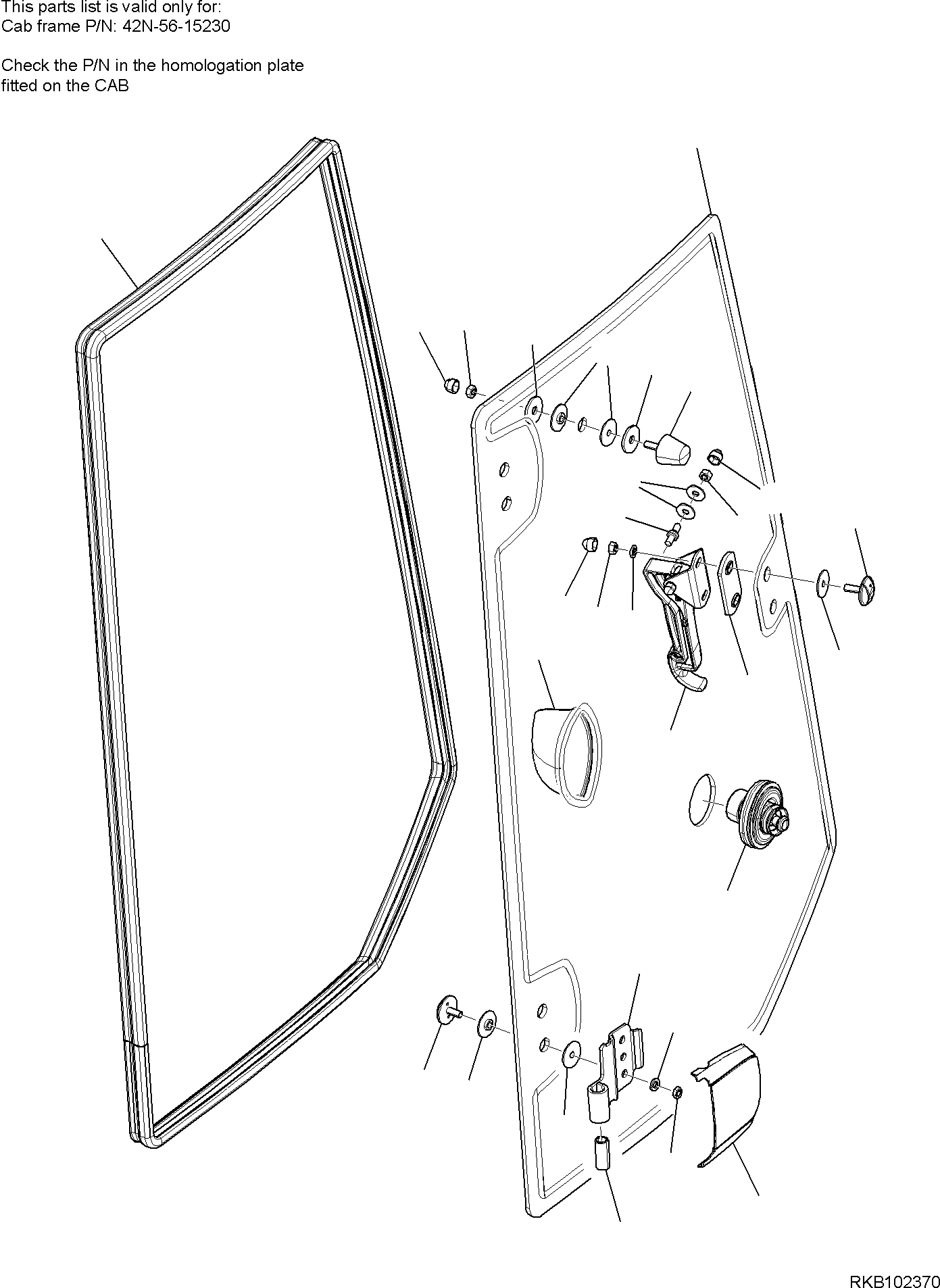 LOCK, ASSEMBLY 32B-54-R3570 KOMATSU