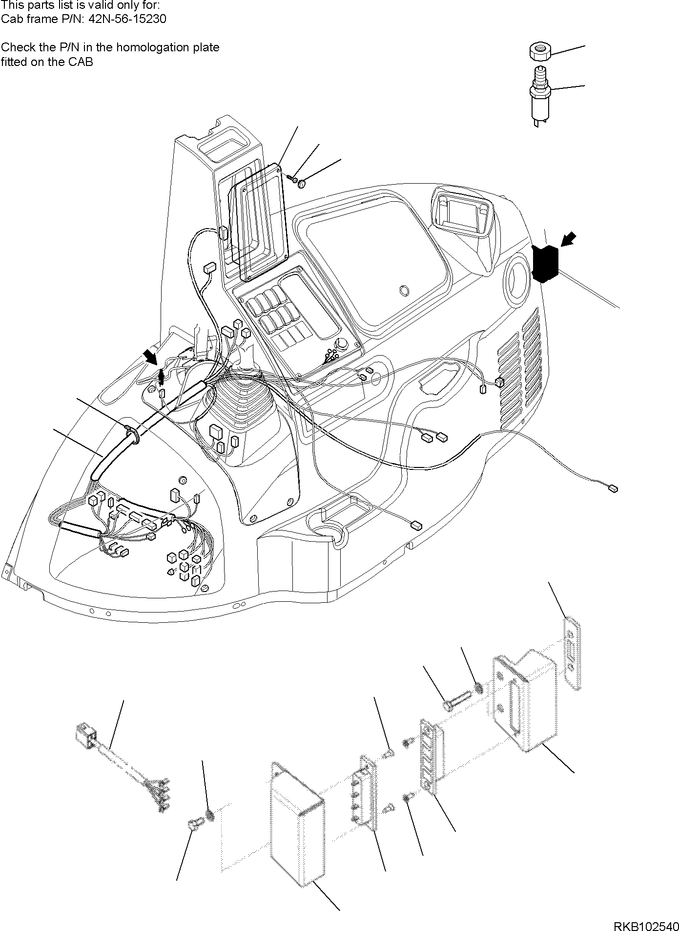 Винт 42N-56-14850 KOMATSU