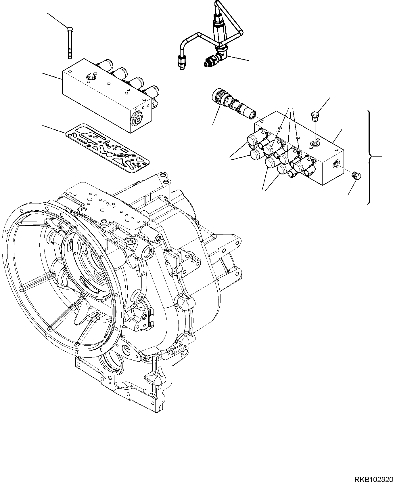 CONTROL VALVE, ASSEMBLY CA0396090 KOMATSU