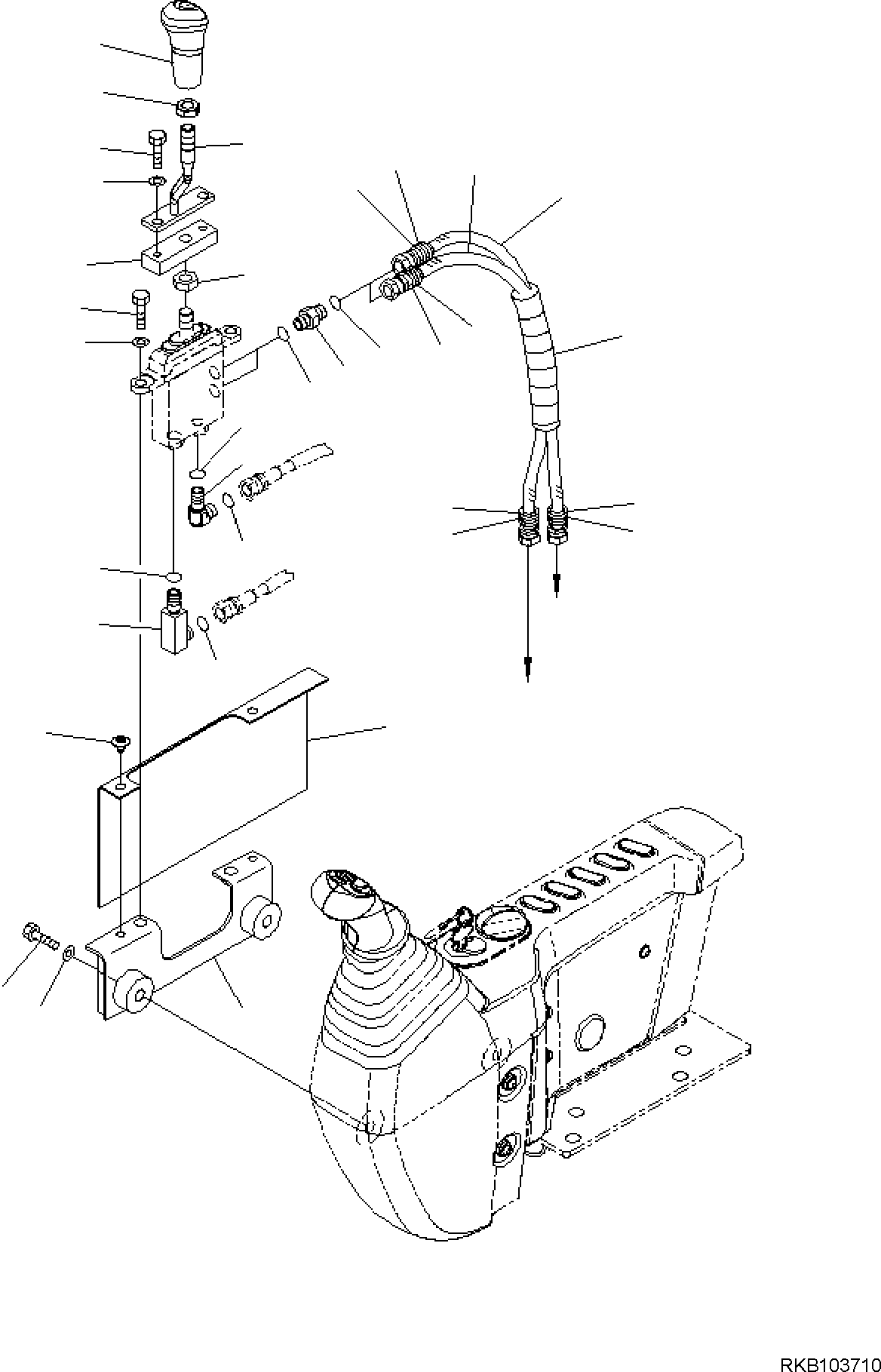 HOSE, ASSEMBLY 22P-62-25300 KOMATSU