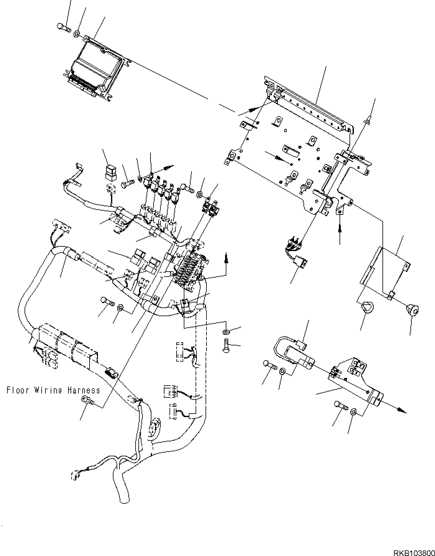 Кронштейн 22P-06-21481 KOMATSU