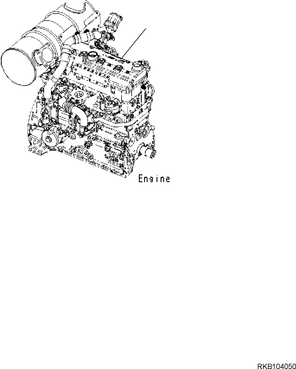 ENGINE, ASSEMBLY 6275-D0-RA10 KOMATSU