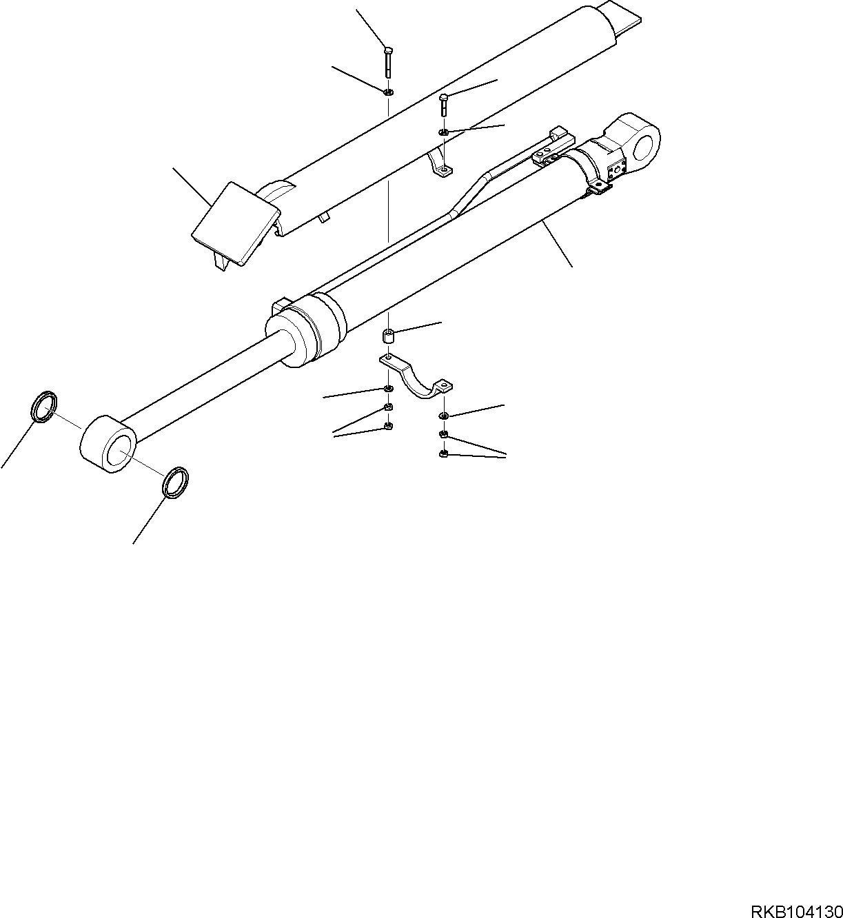 CYLINDER GROUP, ASSEMBLY 203-70-R2811 KOMATSU
