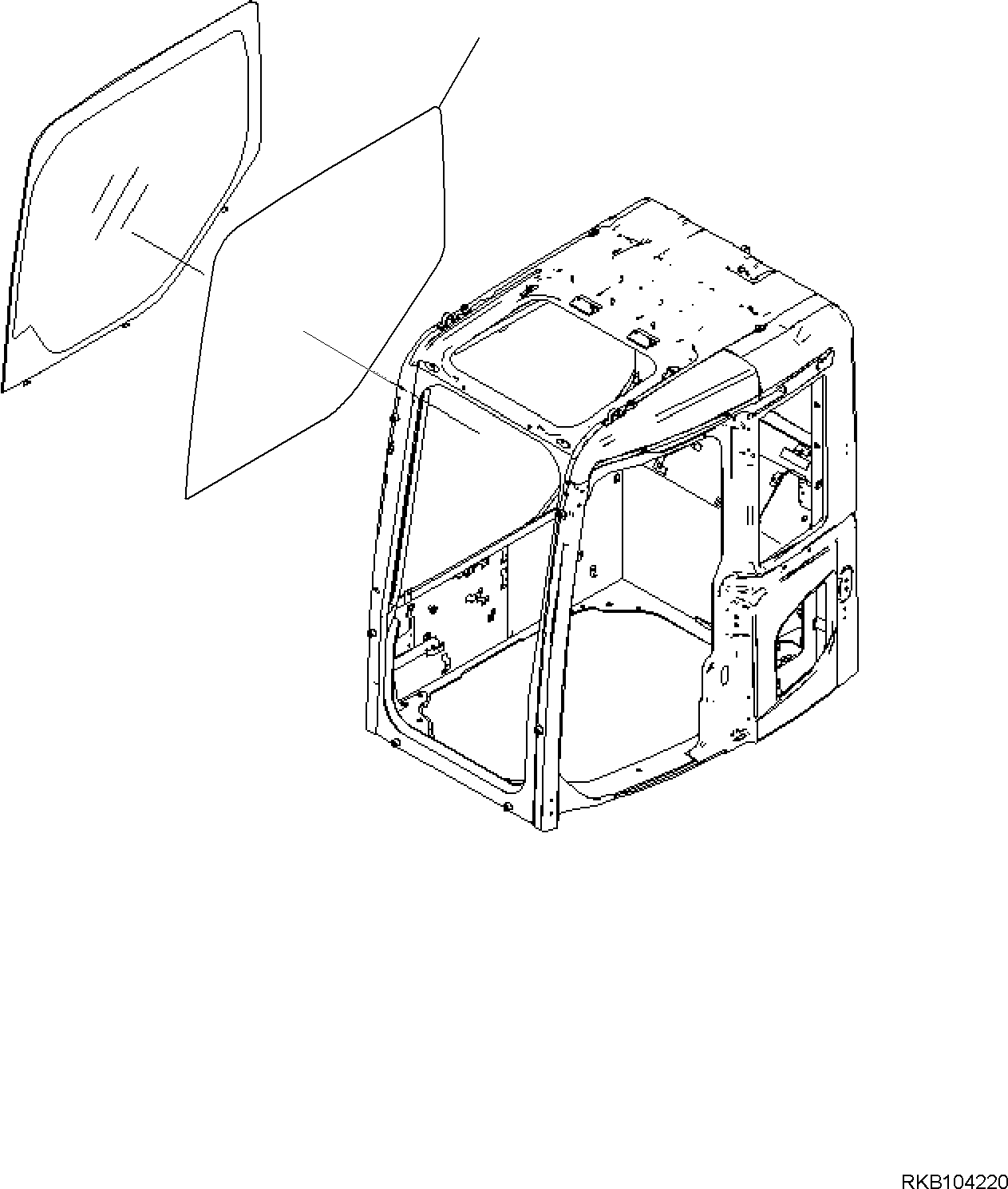 WINDOW FILM 22B-54-K1150 KOMATSU