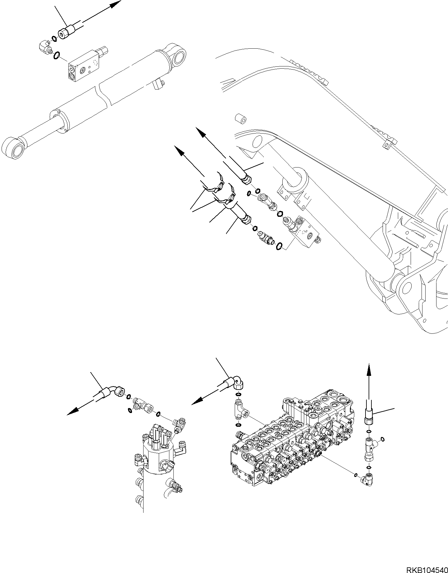 Шланг 22L-62-26120 KOMATSU