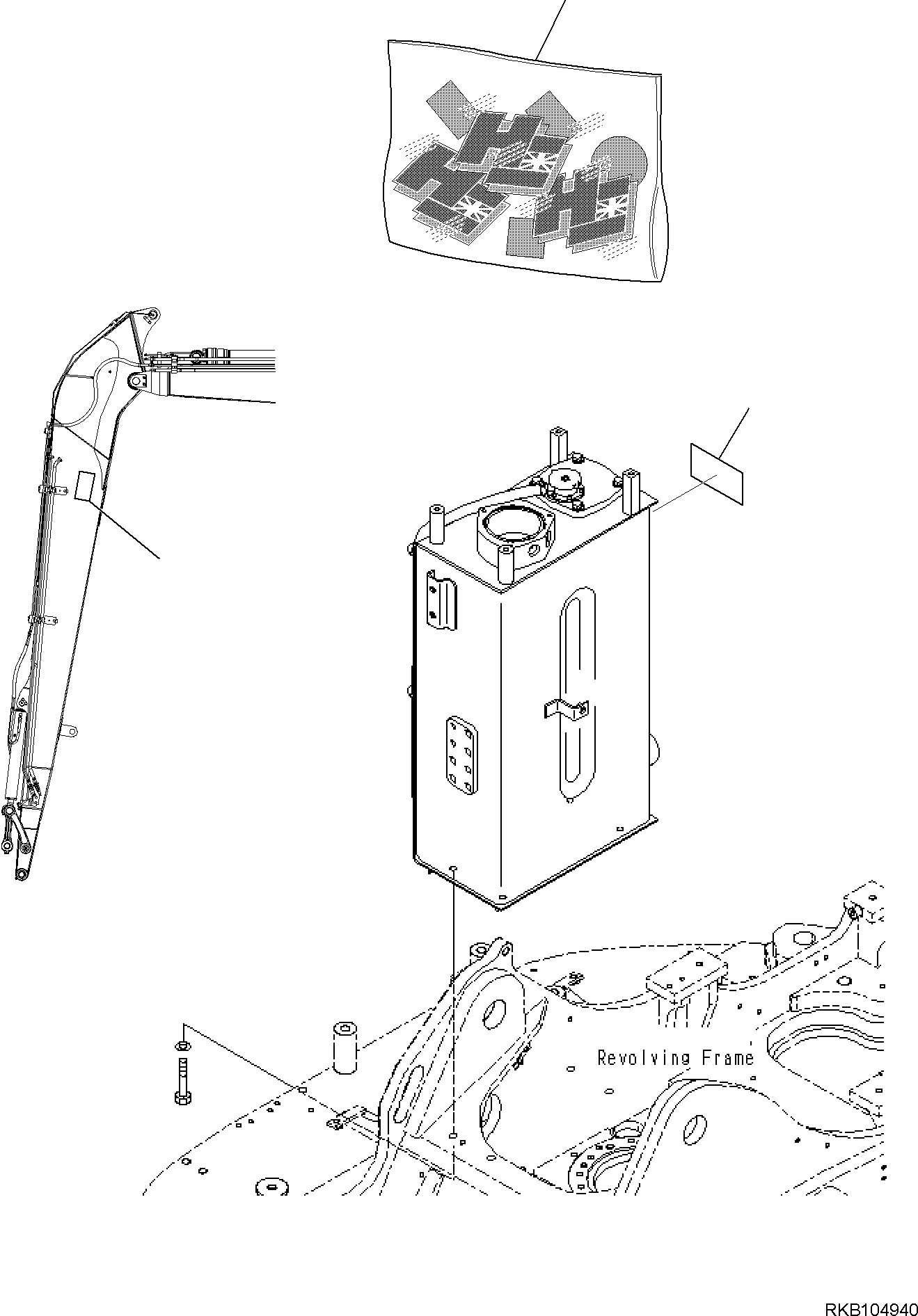 DECAL KIT 21D-62-34540 KOMATSU