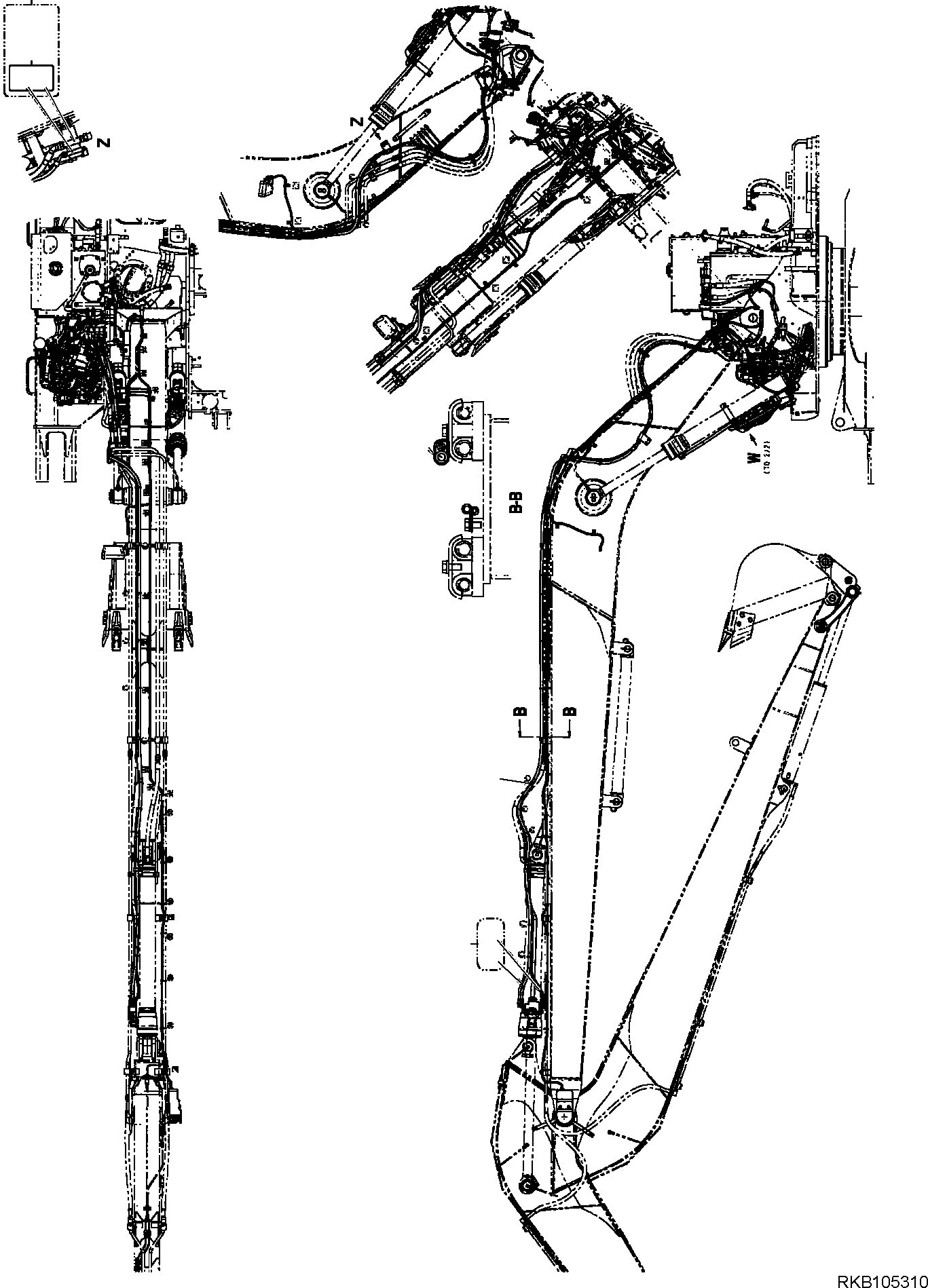 HOSE, ASSEMBLY 22B-949-1820 KOMATSU