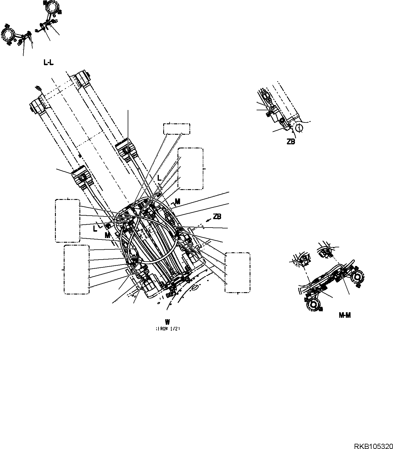 Шланг 22B-949-3791 KOMATSU