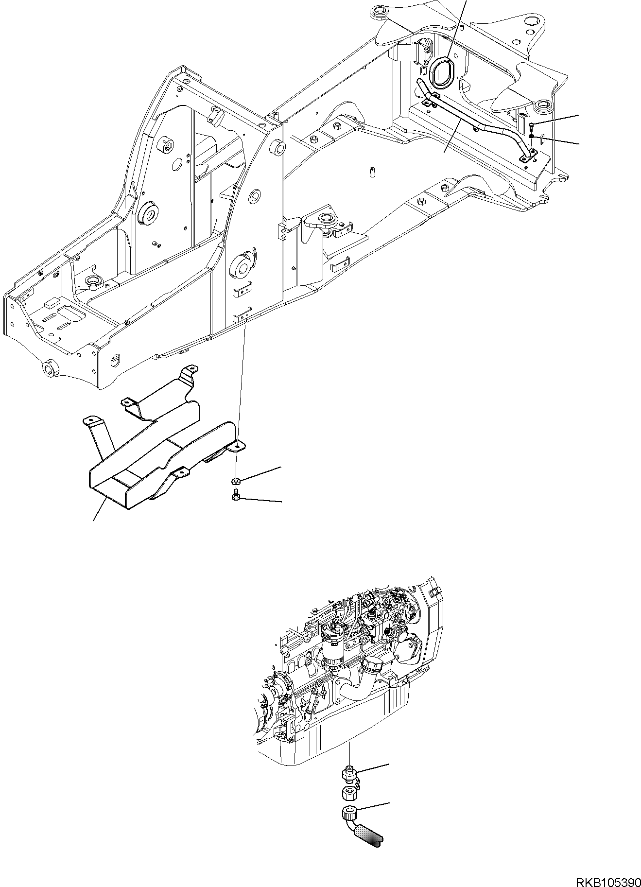 Кронштейн 42N-46-12341 KOMATSU