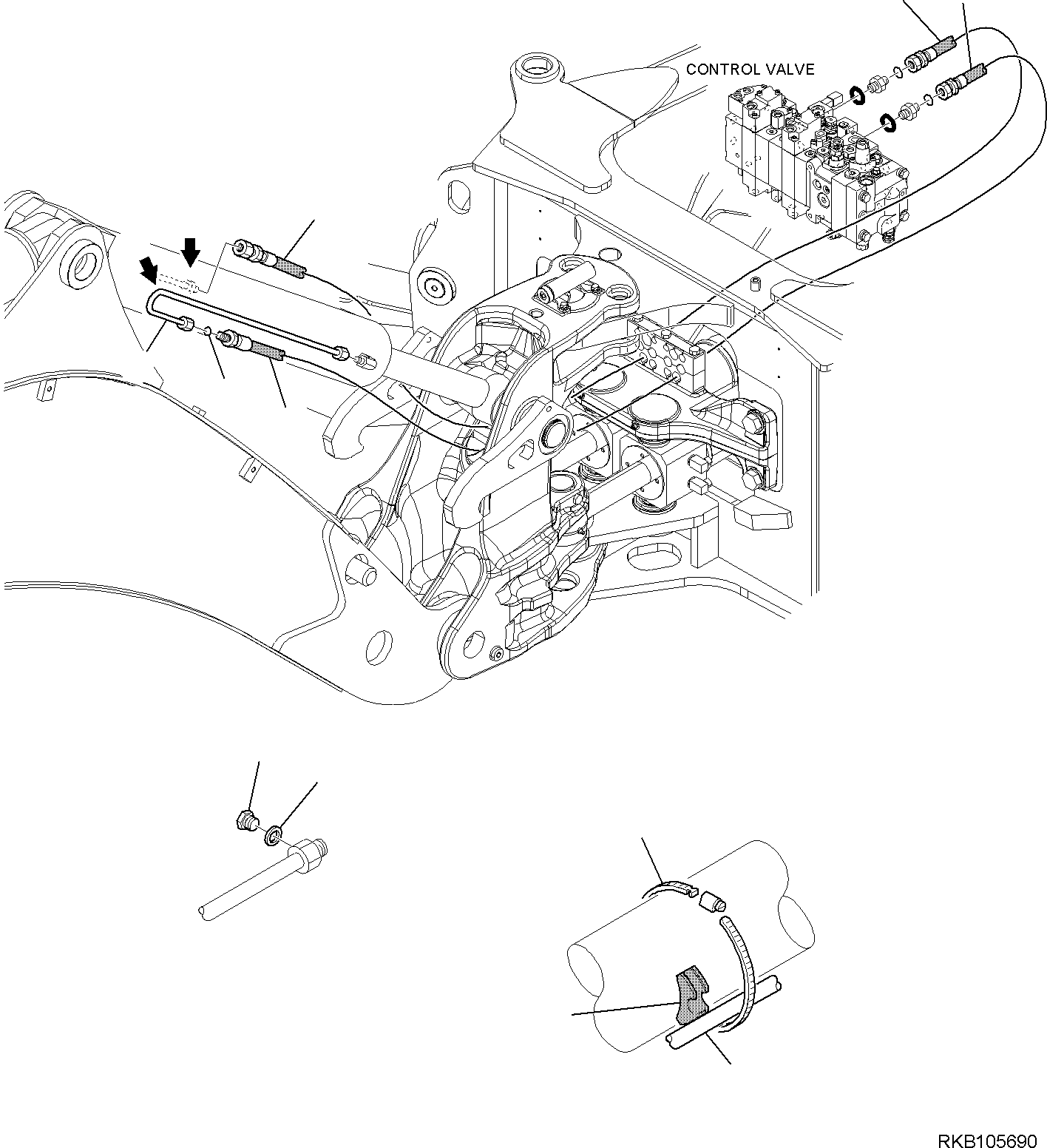 Шланг 42N-64-14160 KOMATSU