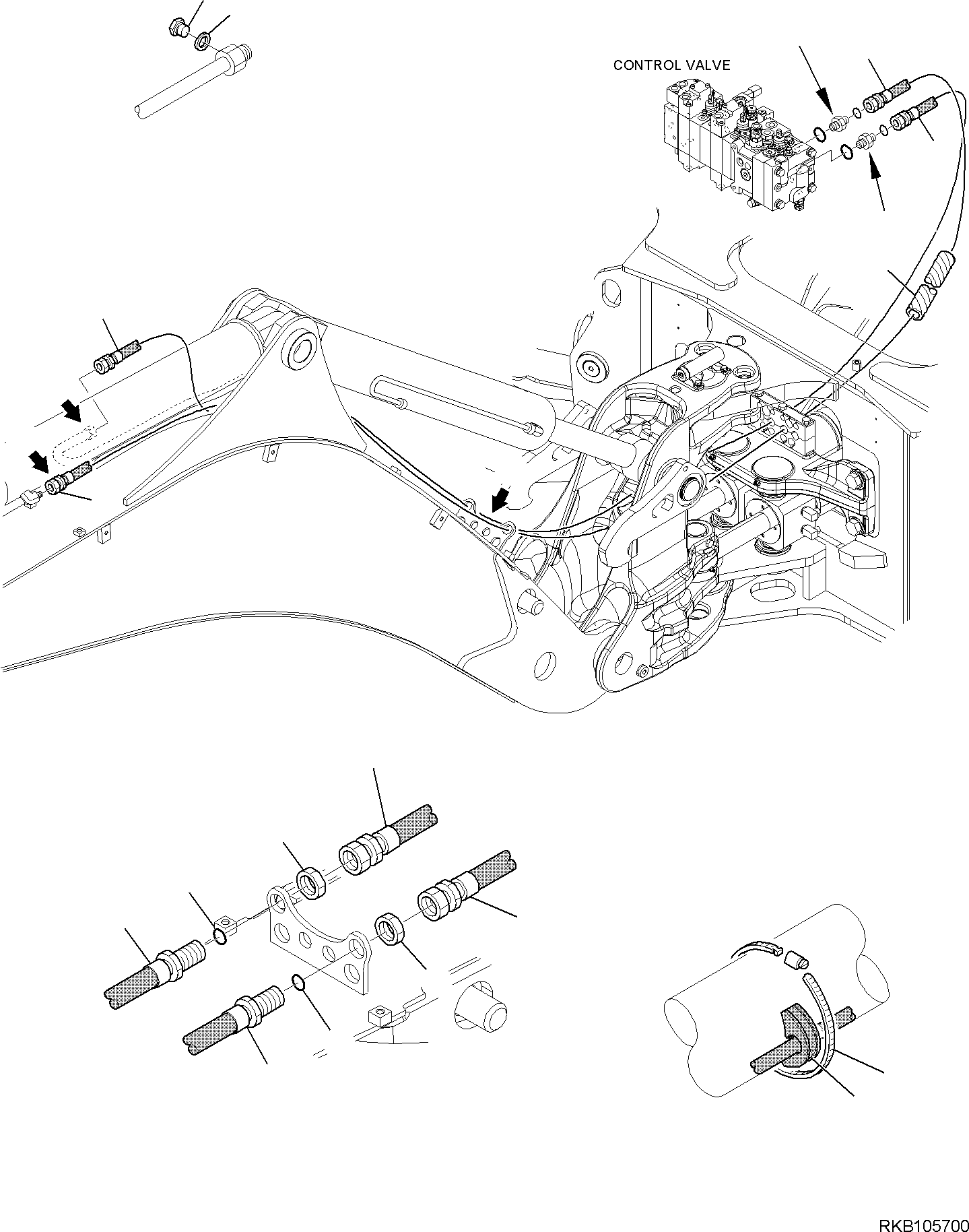 Шланг 42N-62-14342 KOMATSU