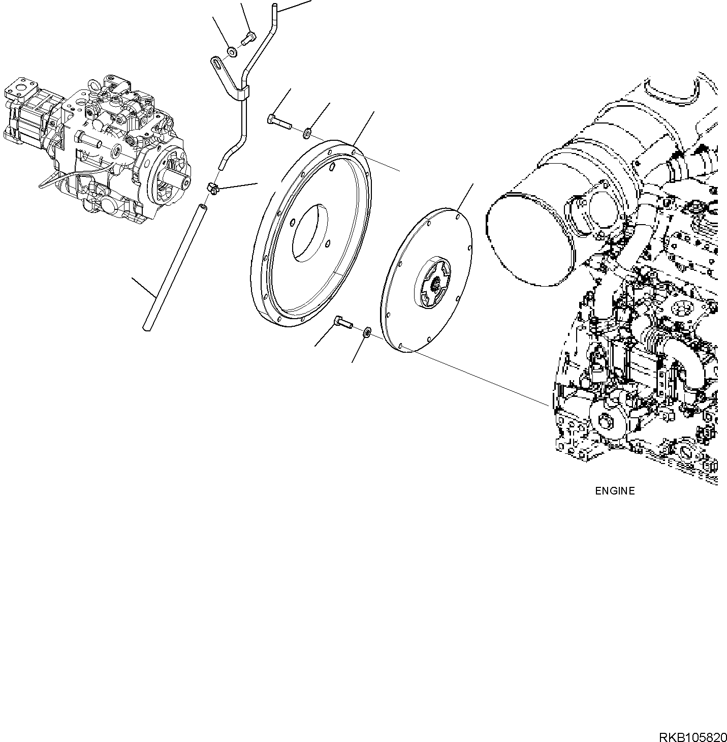Фланец 21D-01-31120 KOMATSU
