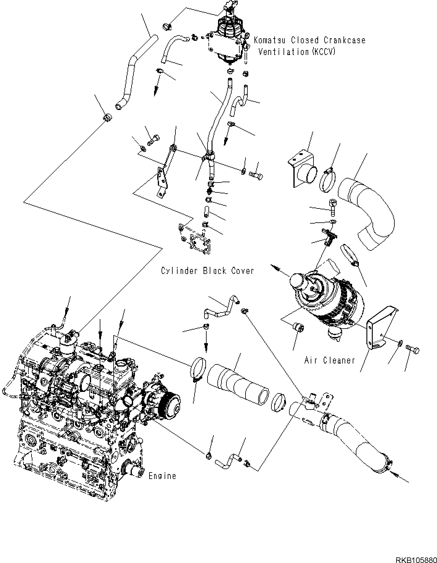 Кронштейн 21D-01-41120 KOMATSU