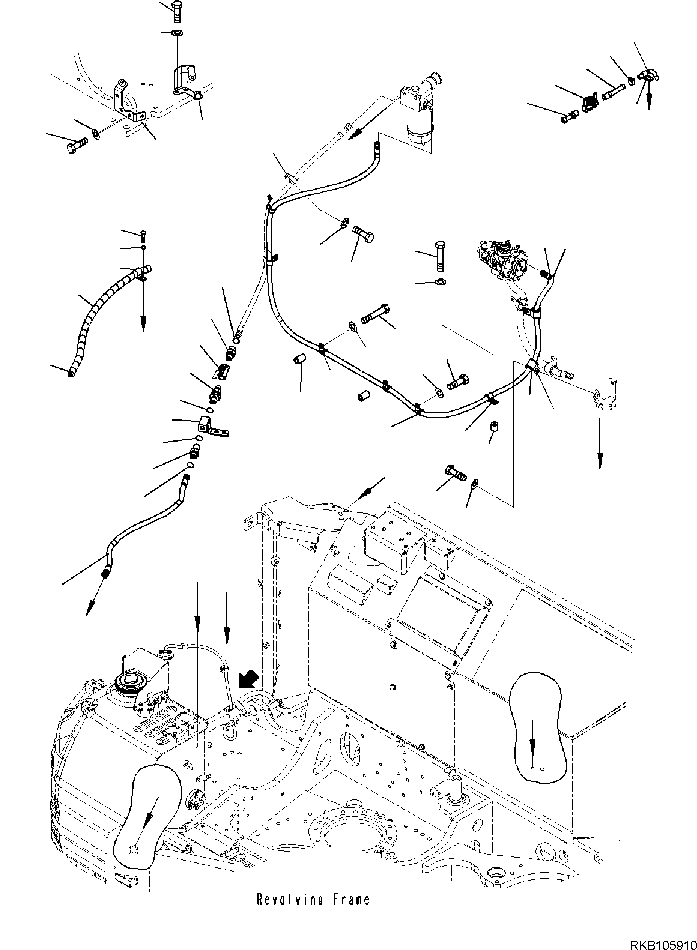 Кронштейн 21D-04-41150 KOMATSU