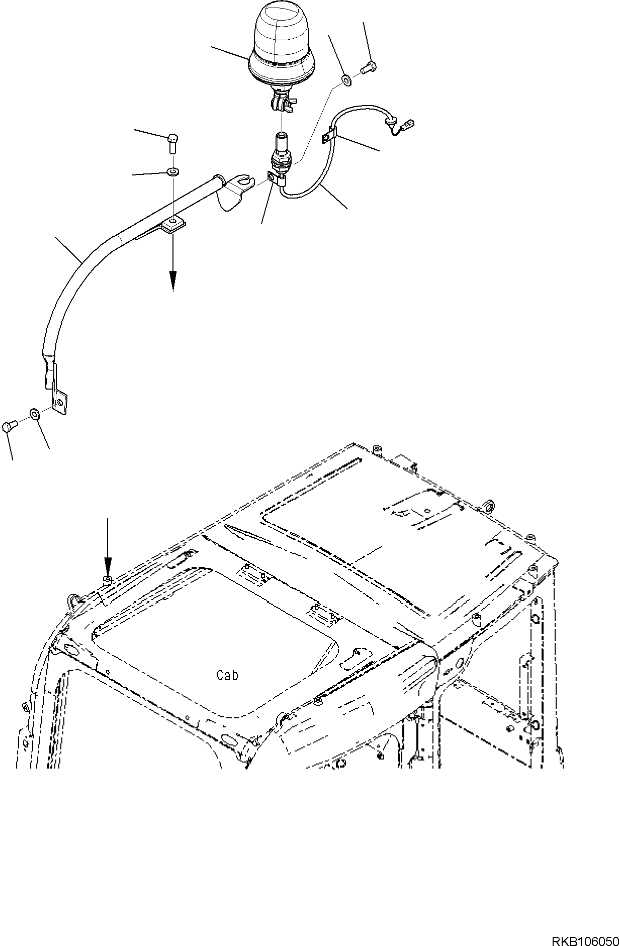 ROTARY BEAM 21D-06-41730 KOMATSU