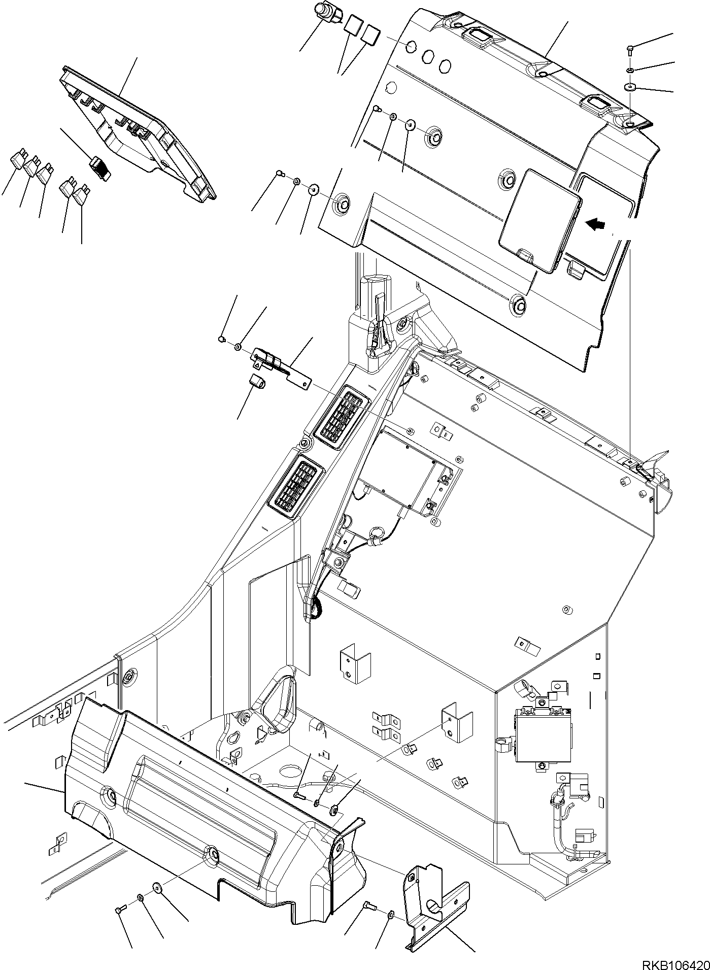 Кронштейн 21D-06-41230 KOMATSU