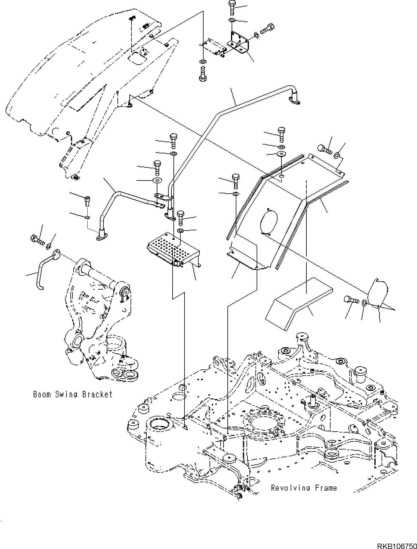 Крышка 22P-54-22950 KOMATSU