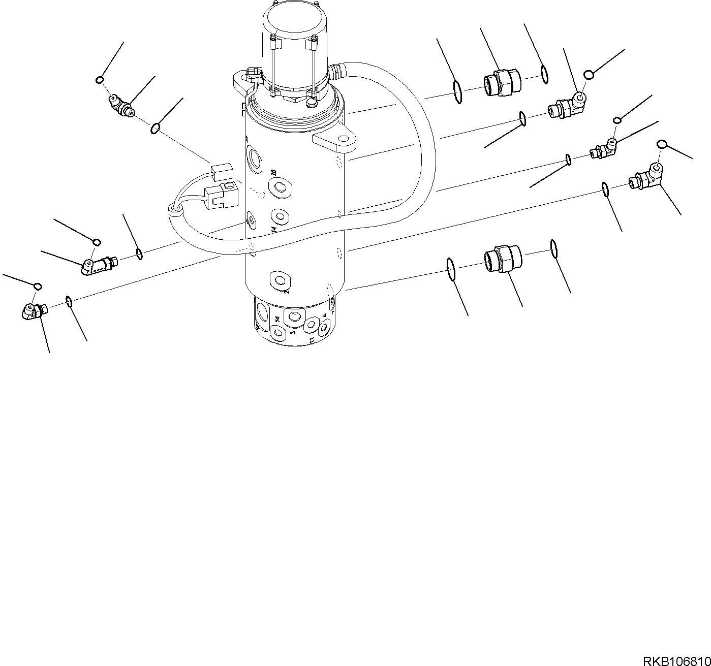 Соединительный штуцер 21D-62-43230 KOMATSU