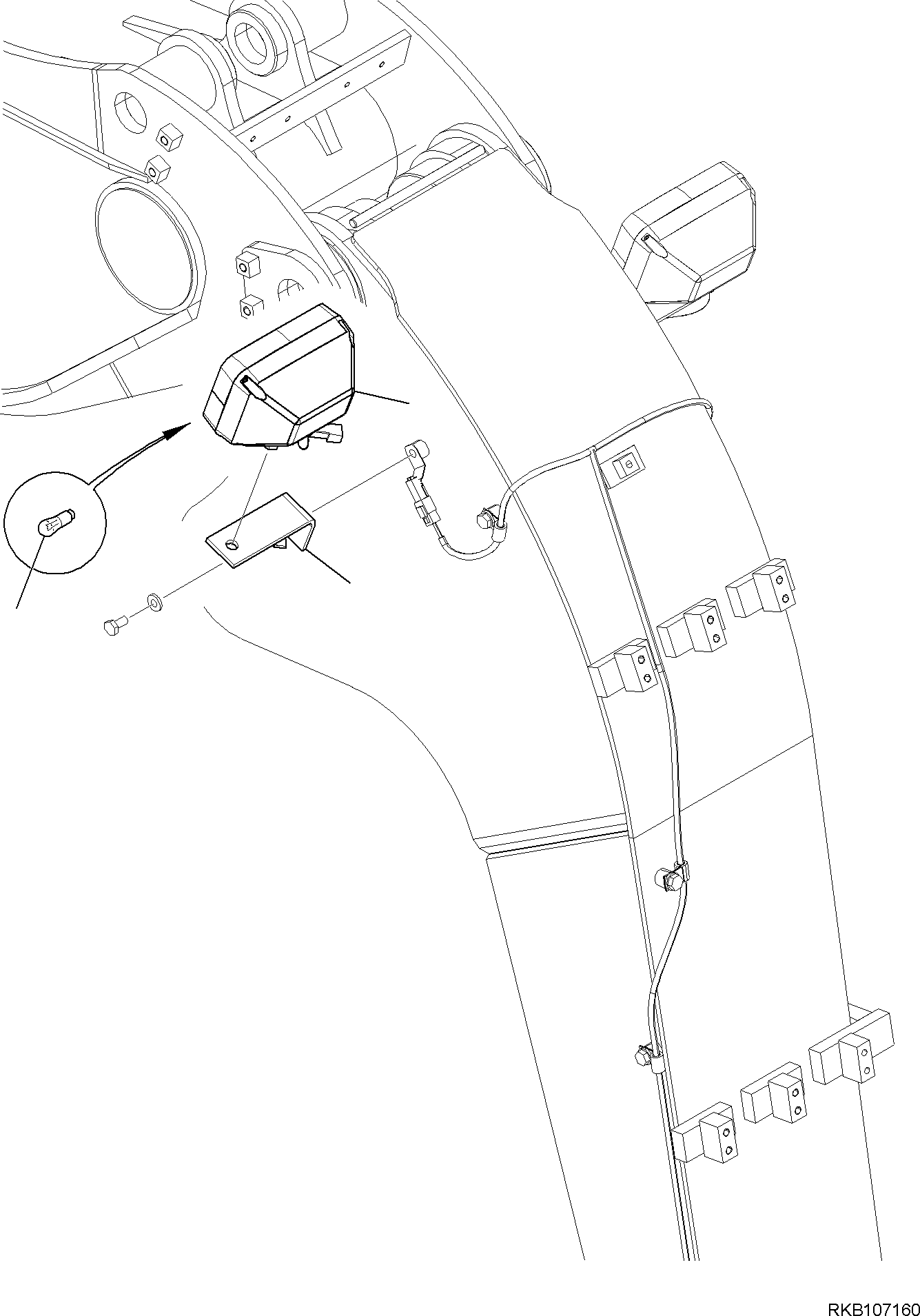 Кронштейн 21W-70-R4260 KOMATSU