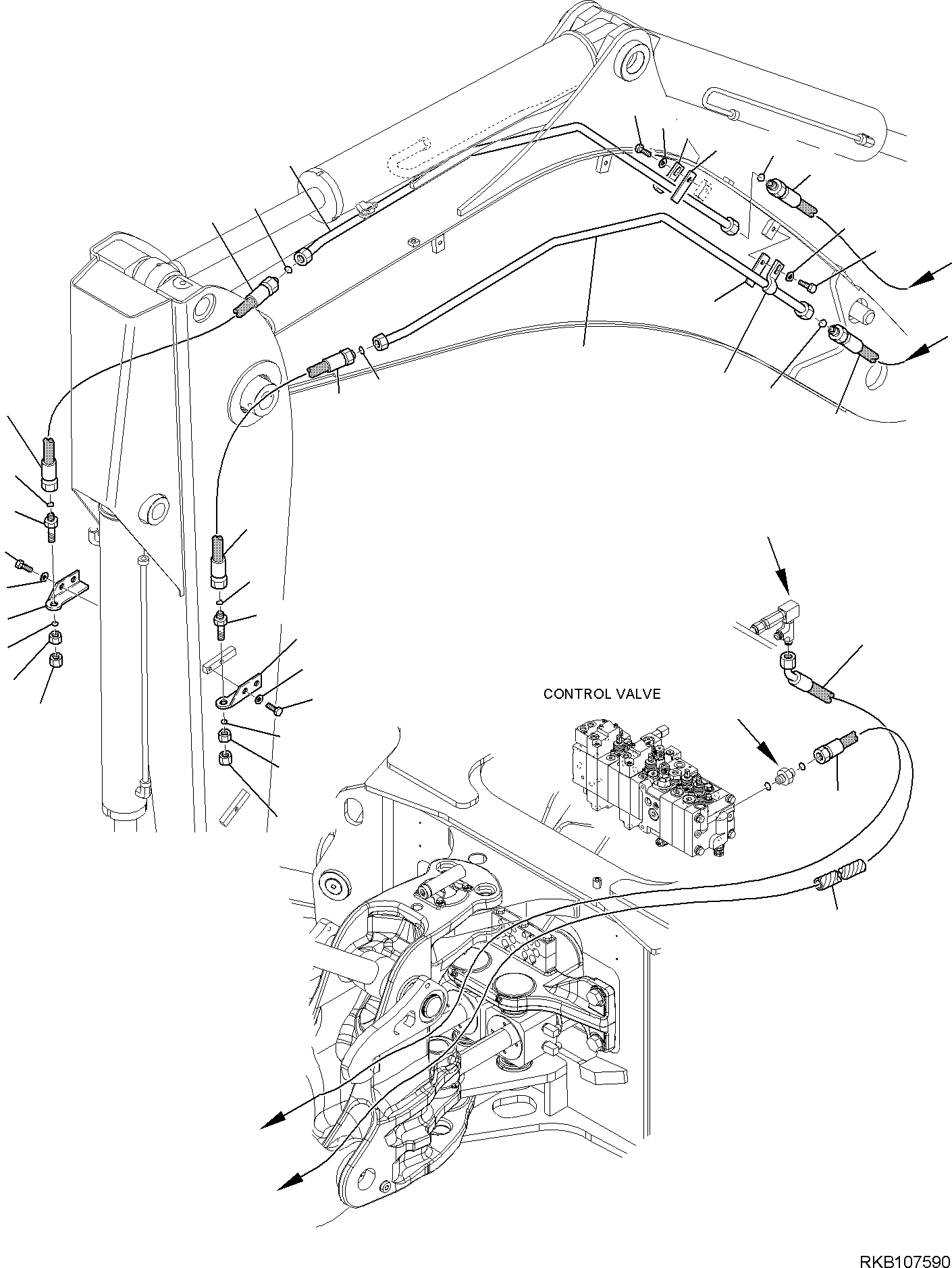 Шланг 42N-64-14170 KOMATSU
