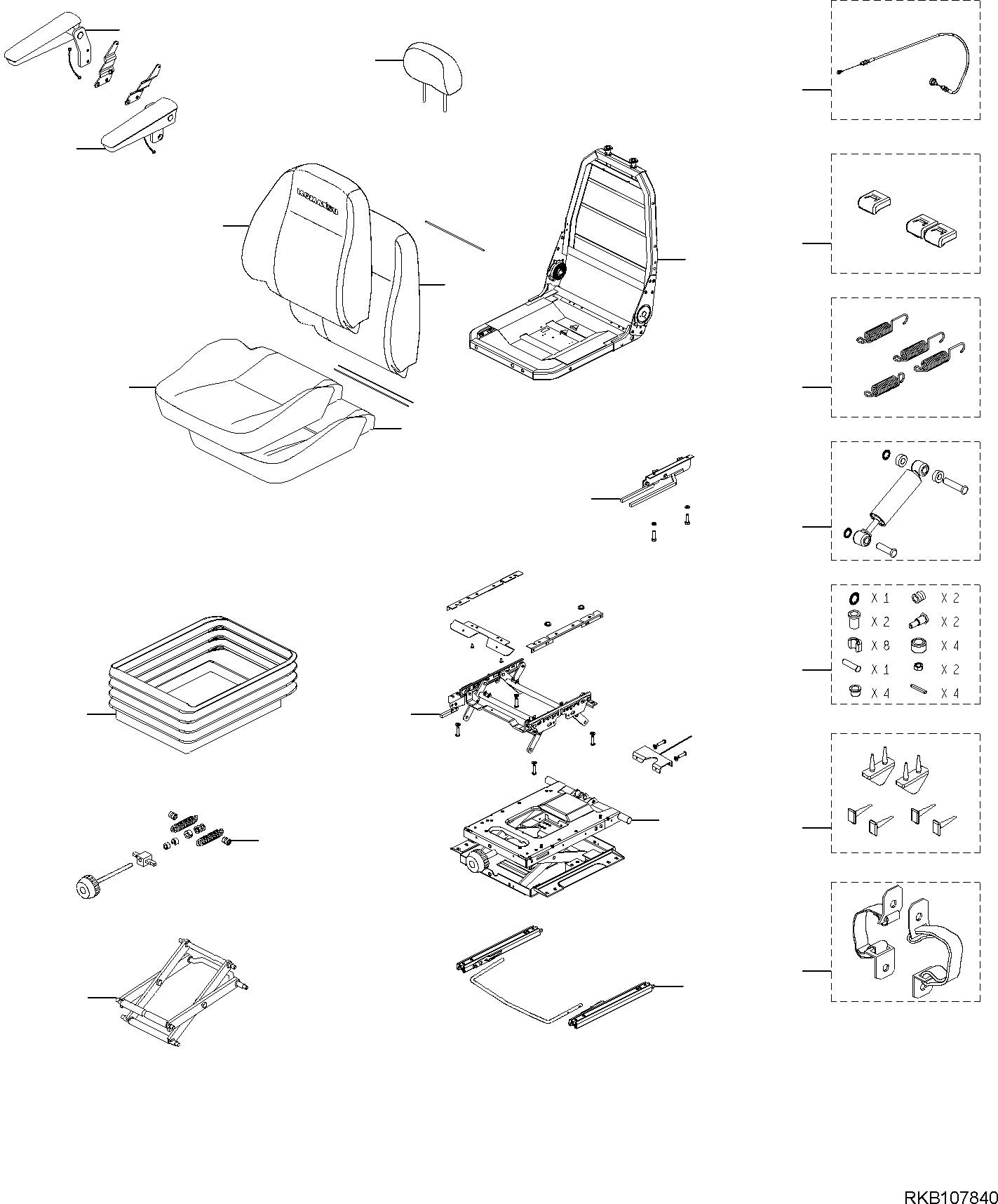 UPPER KIT, T5 AS213937 KOMATSU