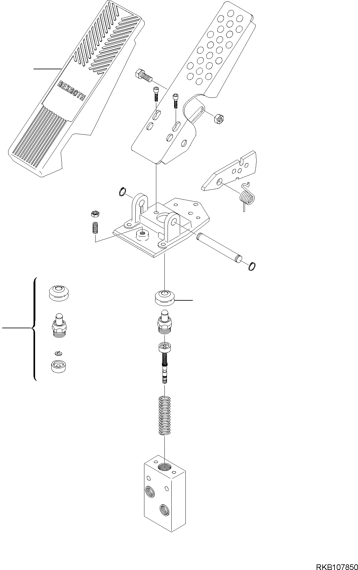 TRAVEL PPC VALVE, ASSEMBLY 21D-60-42141 KOMATSU