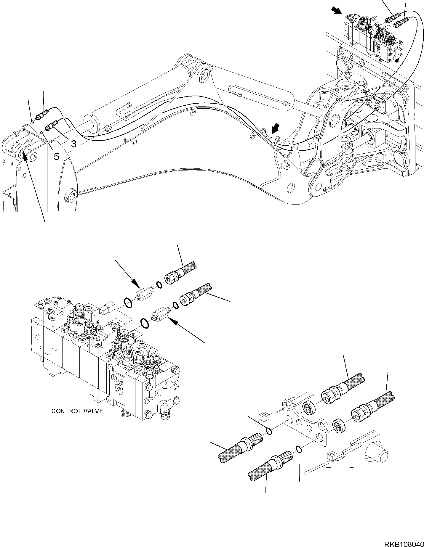 Шланг 42N-62-12741 KOMATSU