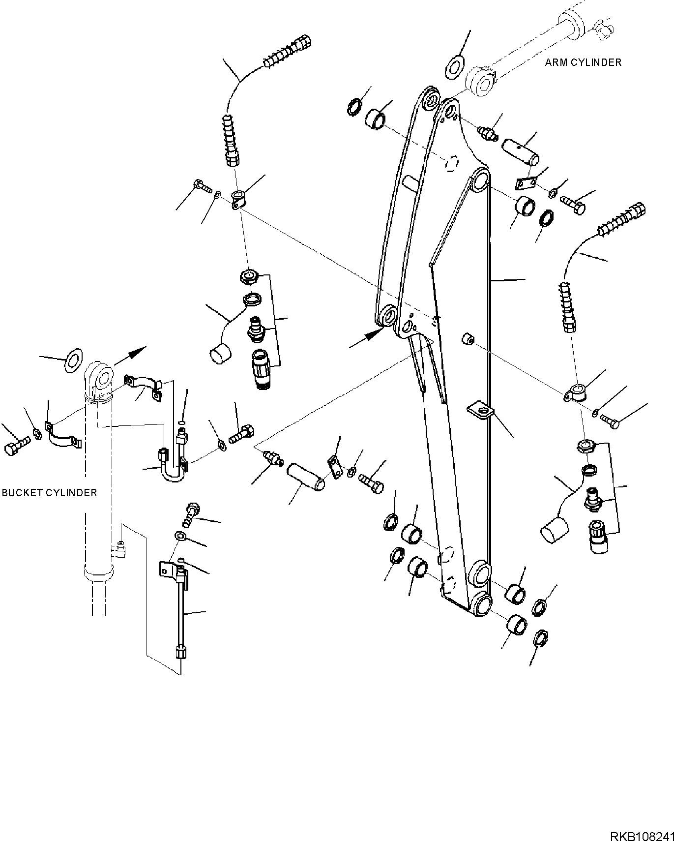 Шланг 22L-09-R8282 KOMATSU