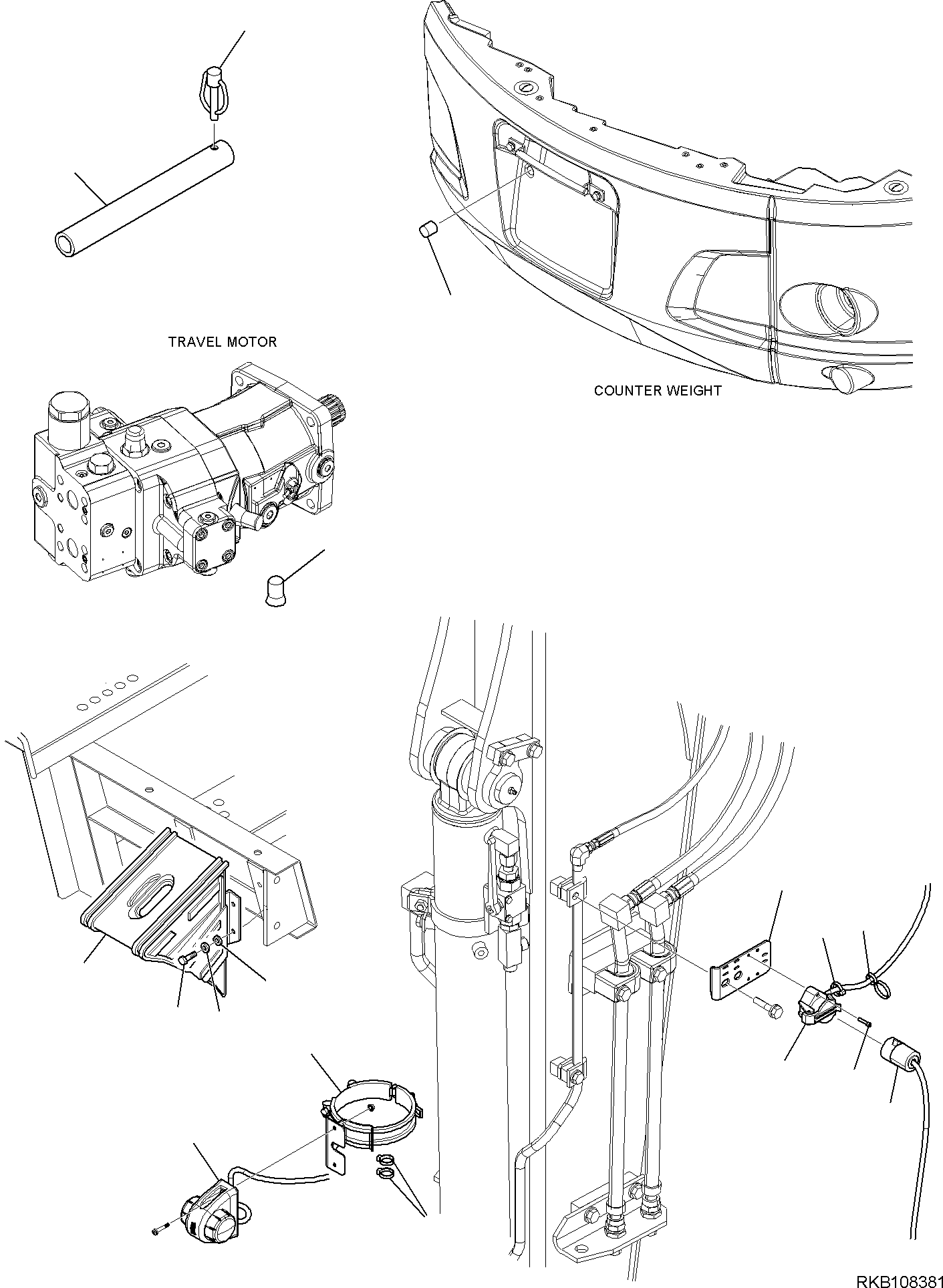 Кронштейн 21D-06-41271 KOMATSU