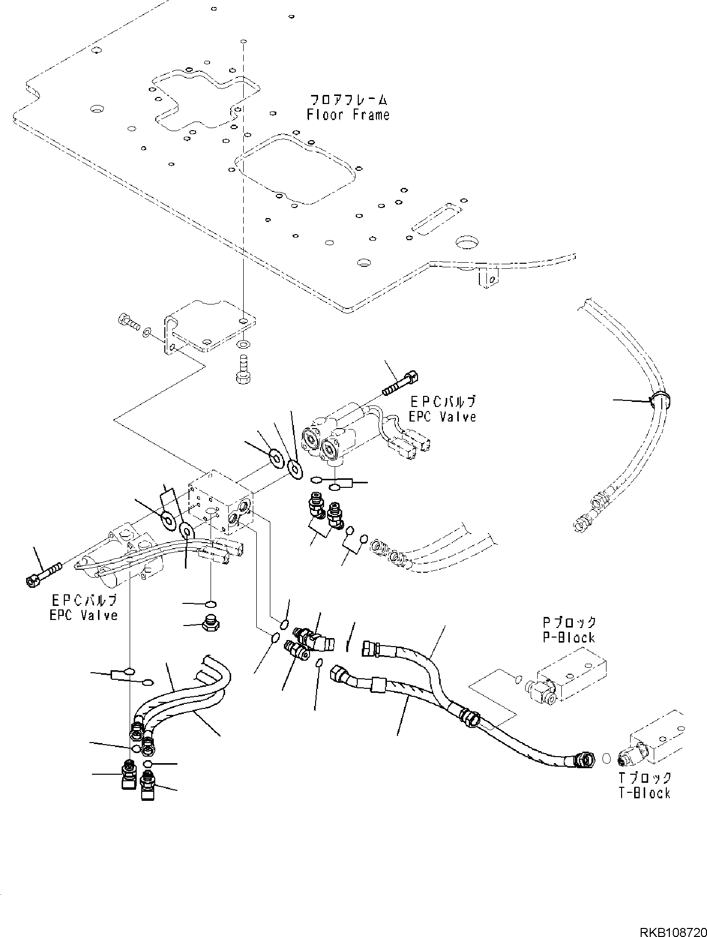 Шланг 22B-62-48870 KOMATSU