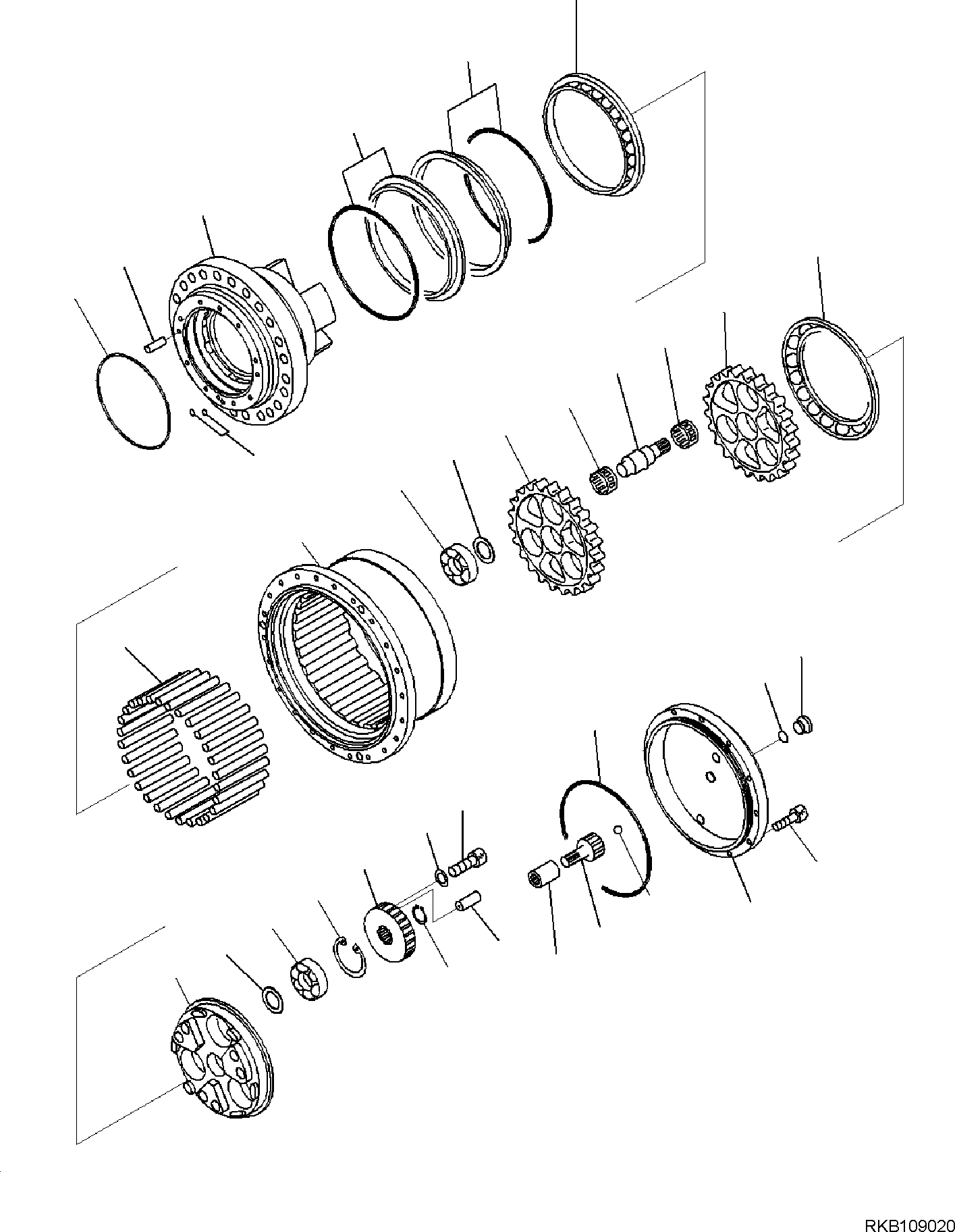GEAR, ASSEMBLY (\7\ TZ487B1104-00) KOMATSU