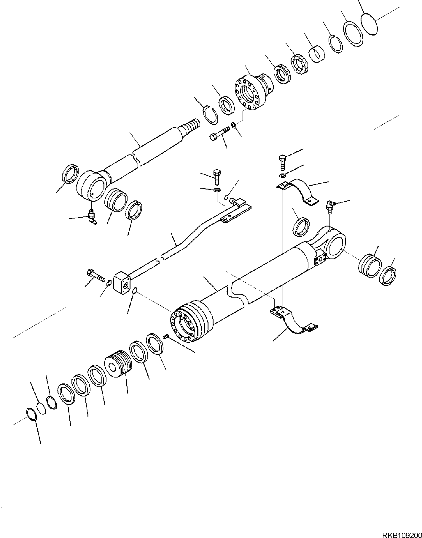 Seal Kit, Bucket Cylinder 721-98-01530 KOMATSU