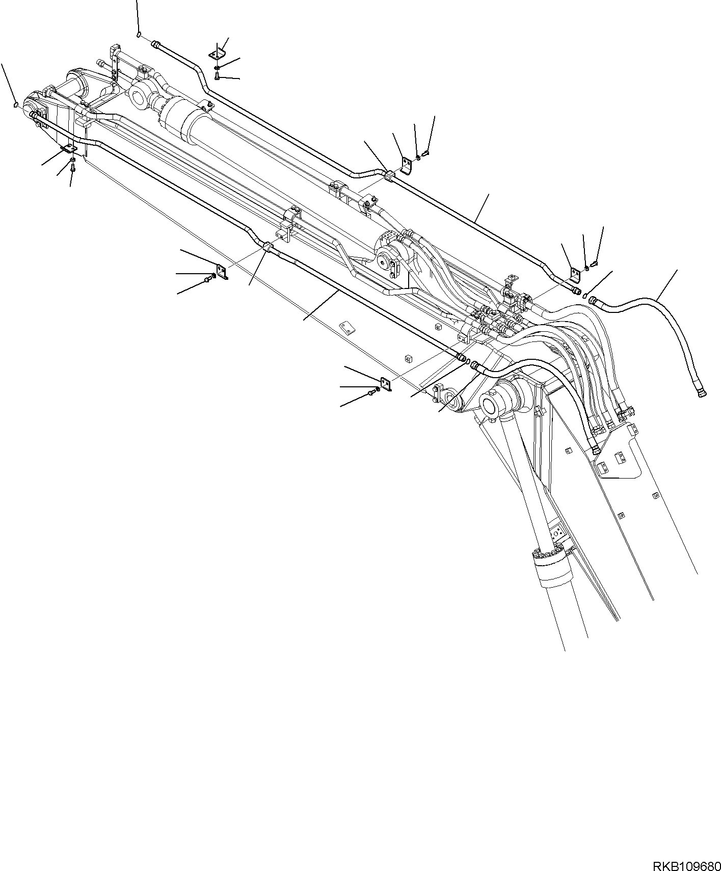 TUBE, PAINTED VERSION 22B-62-38780 KOMATSU