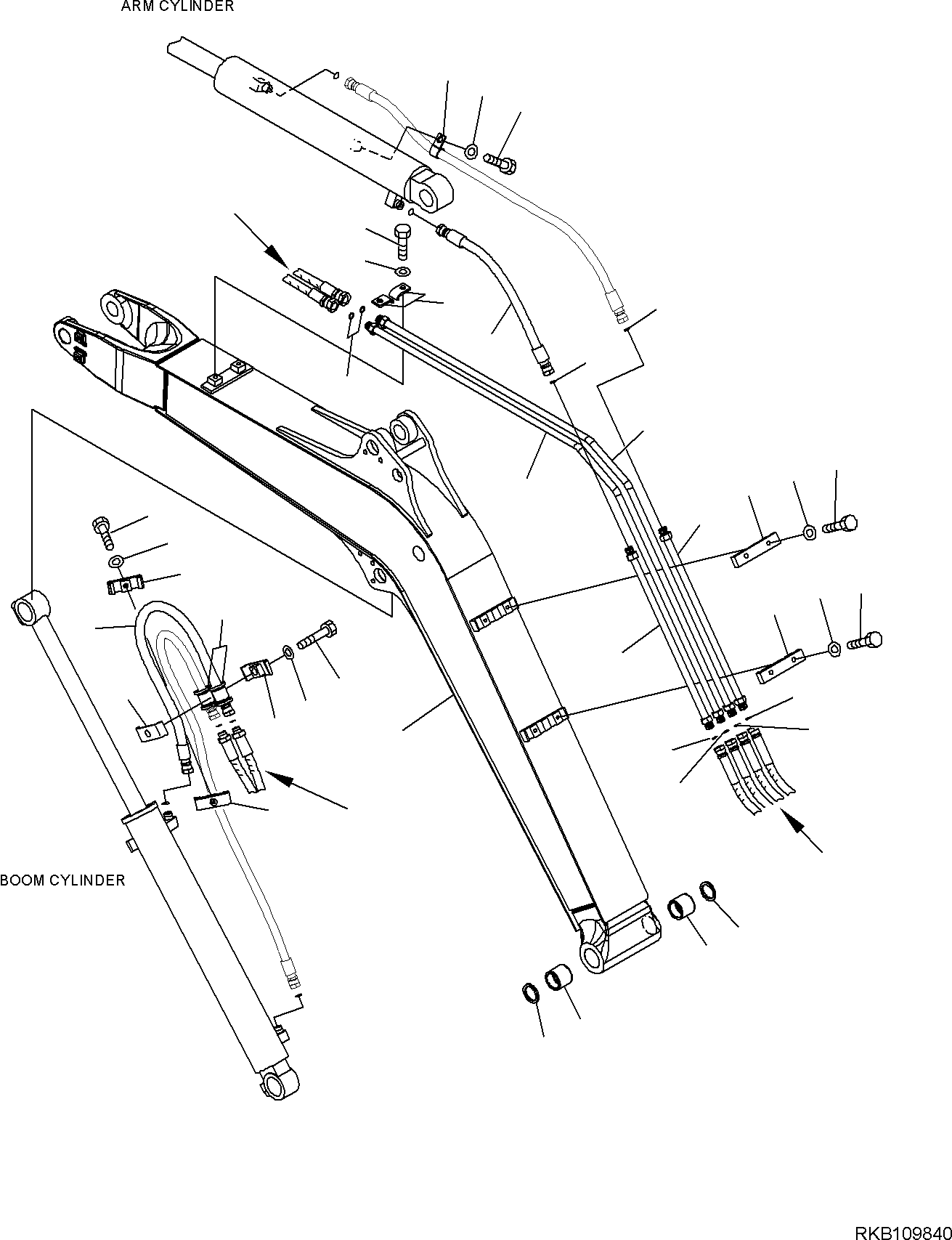BOOM, ASSEMBLY 2A1-70-11101 KOMATSU