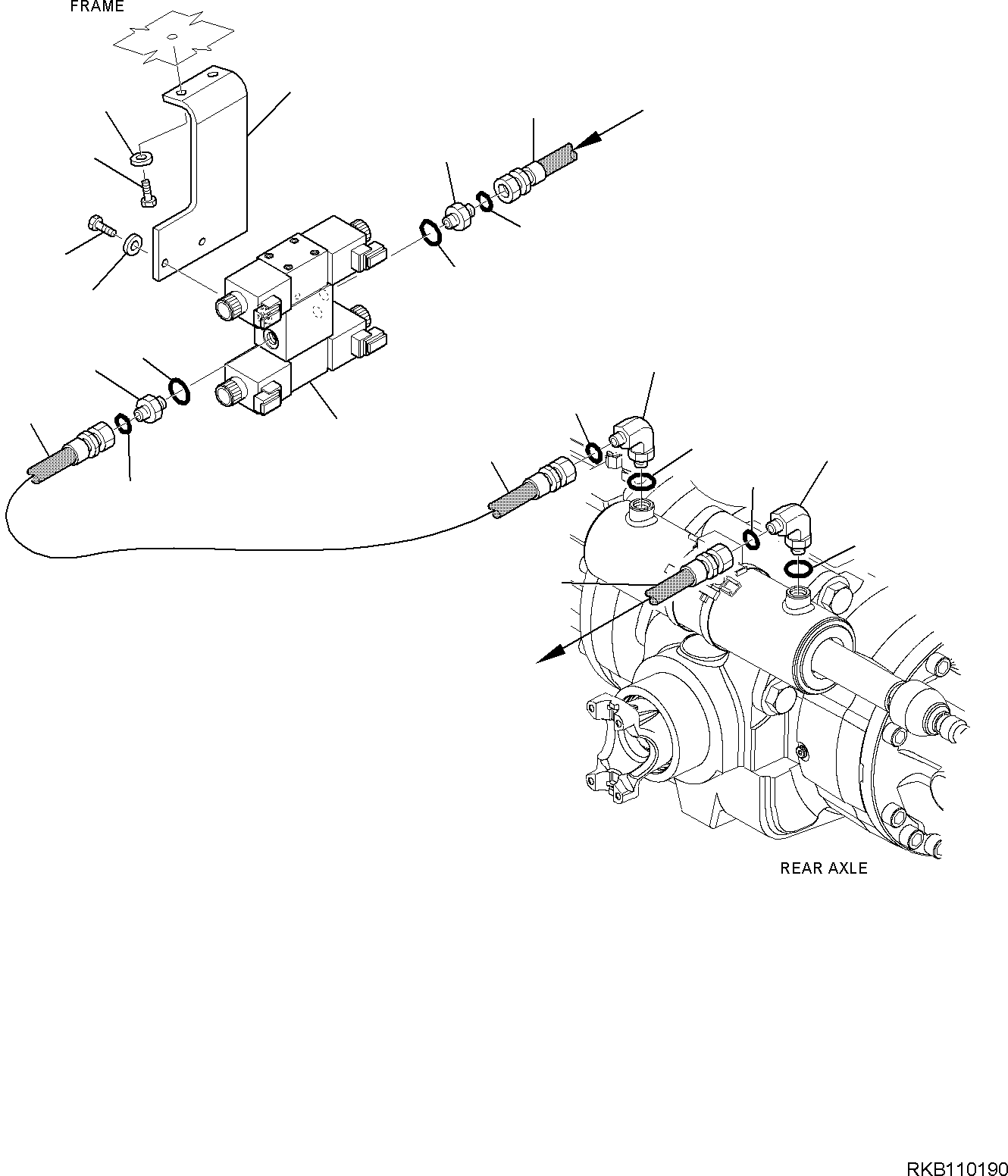 Шланг 42N-63-13140 KOMATSU