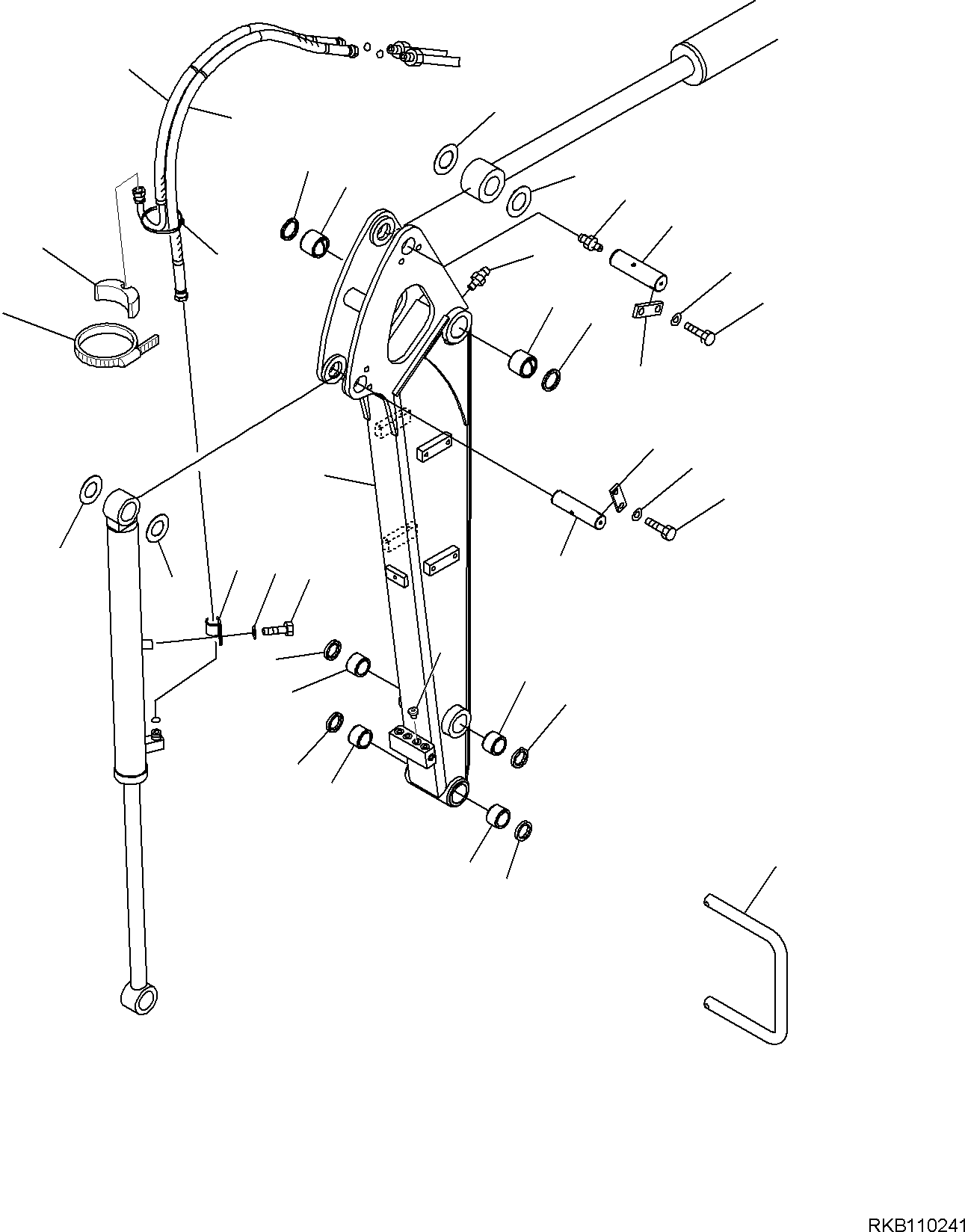 ARM, ASSEMBLY 2A1-70-13100 KOMATSU